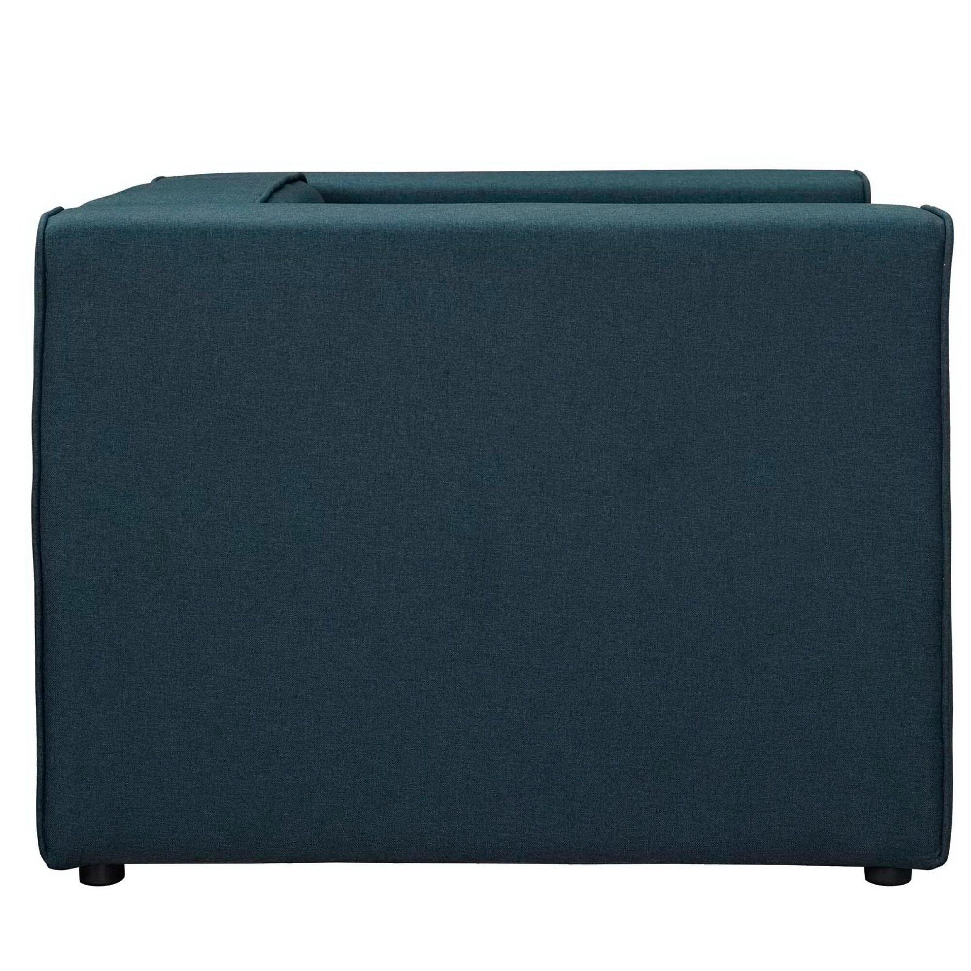 Modway Mingle Accent Chair, Blue, large