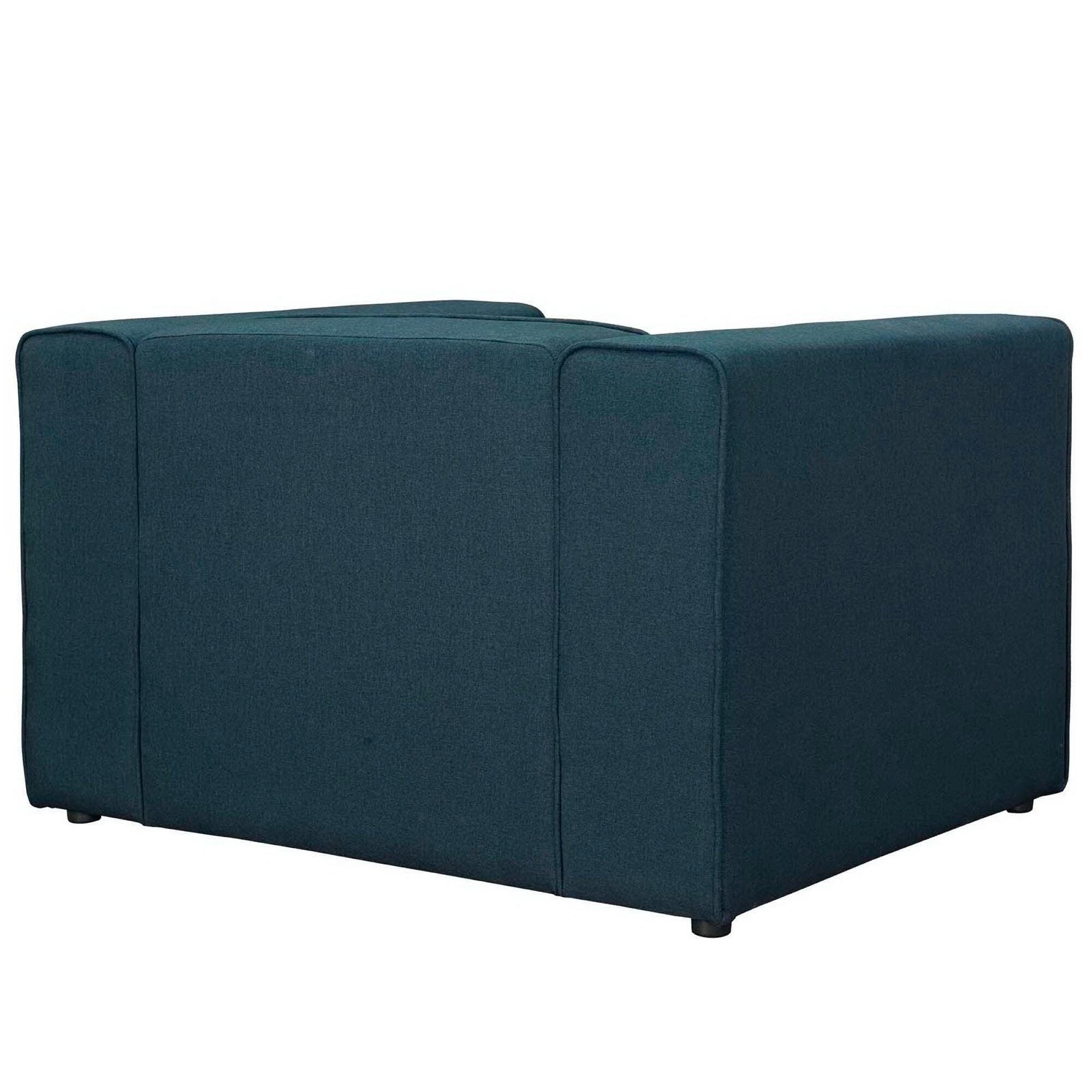 Modway Mingle Accent Chair, Blue, large