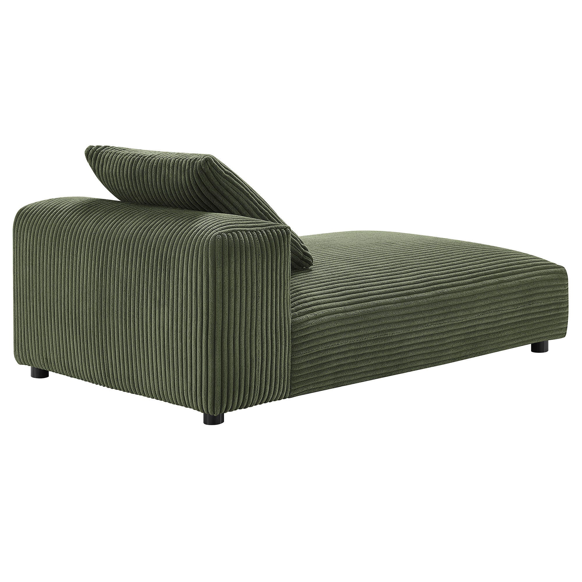 Modway Solace Armless Oversized Chaise, Fern, large