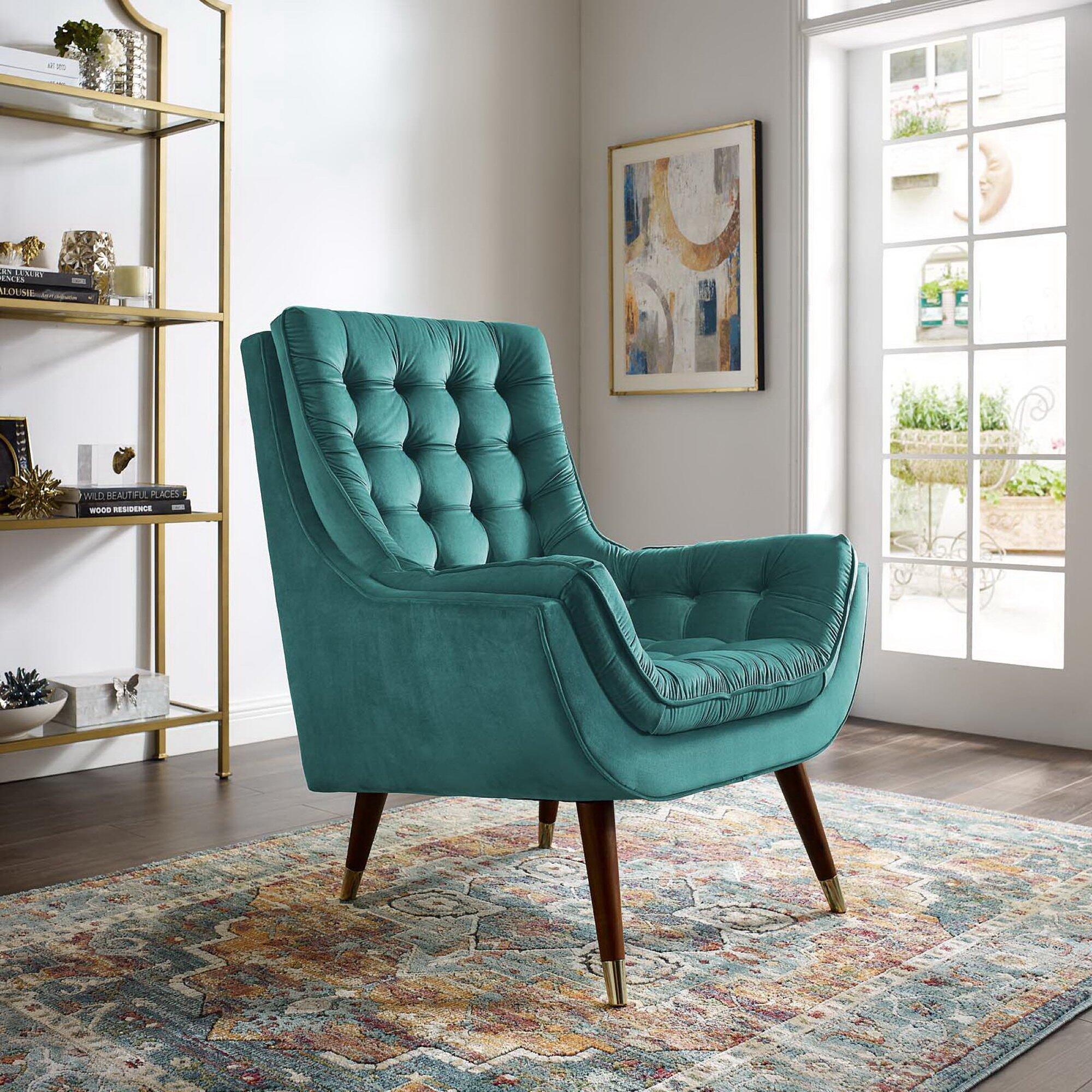 Modway Suggest Accent Chair, Teal, rollover