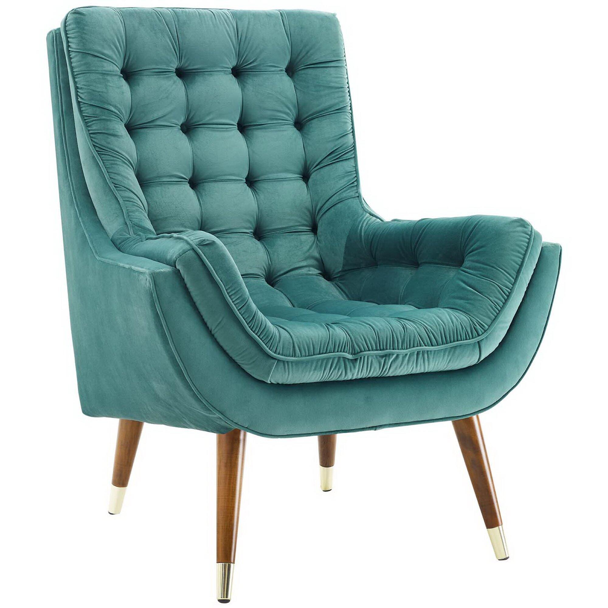 Modway Suggest Accent Chair, Teal, large