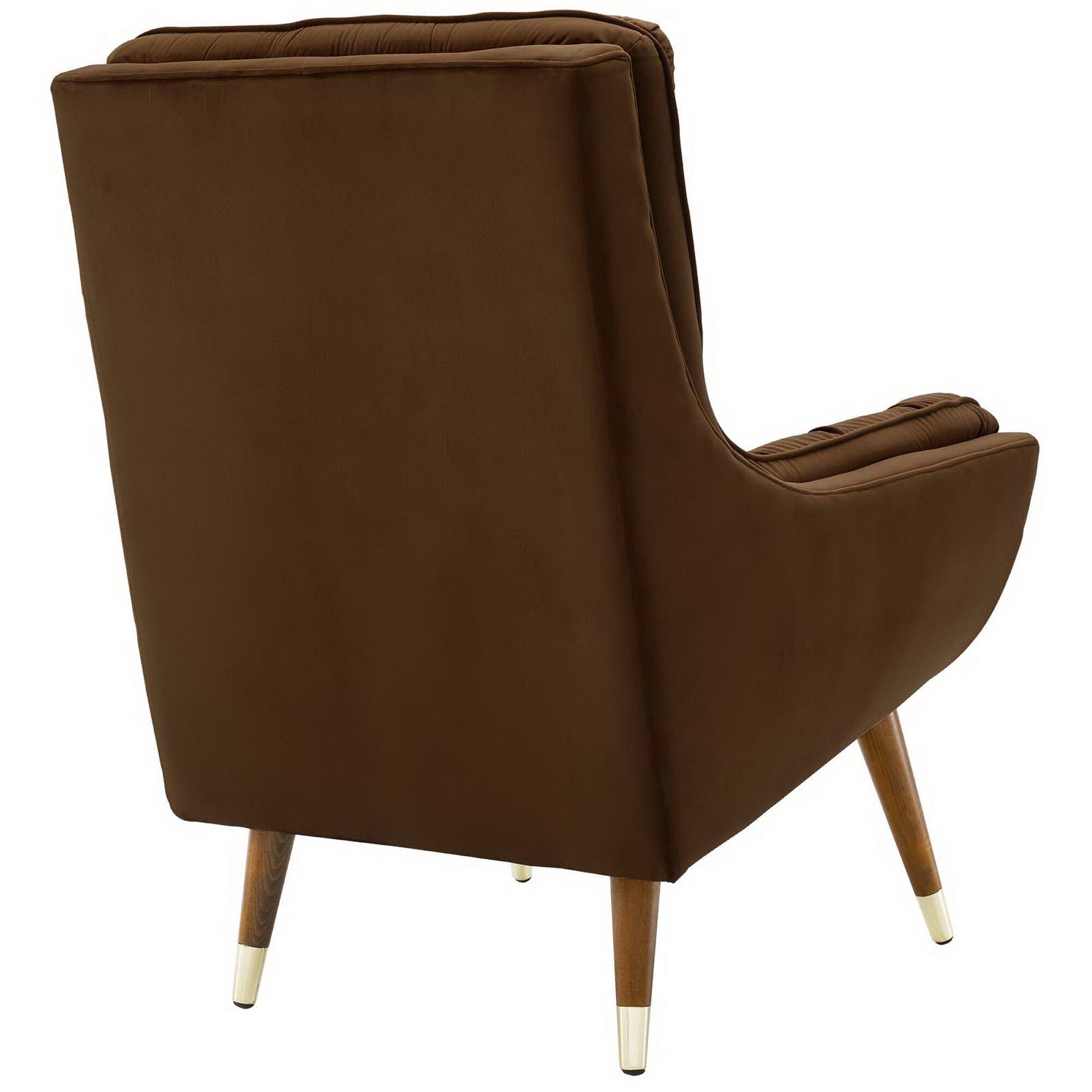 Modway Suggest Accent Chair, Brown, large