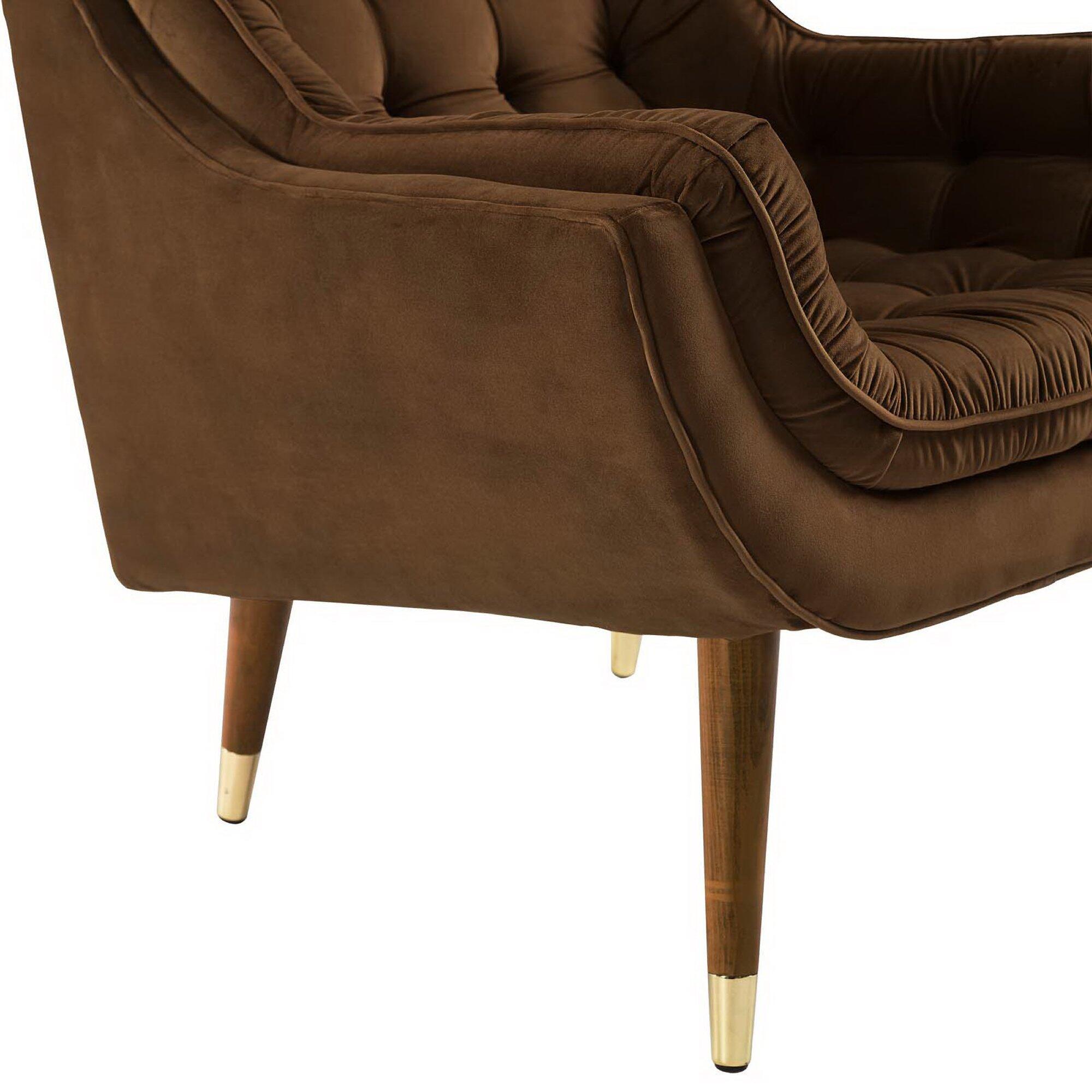 Modway Suggest Accent Chair, Brown, large