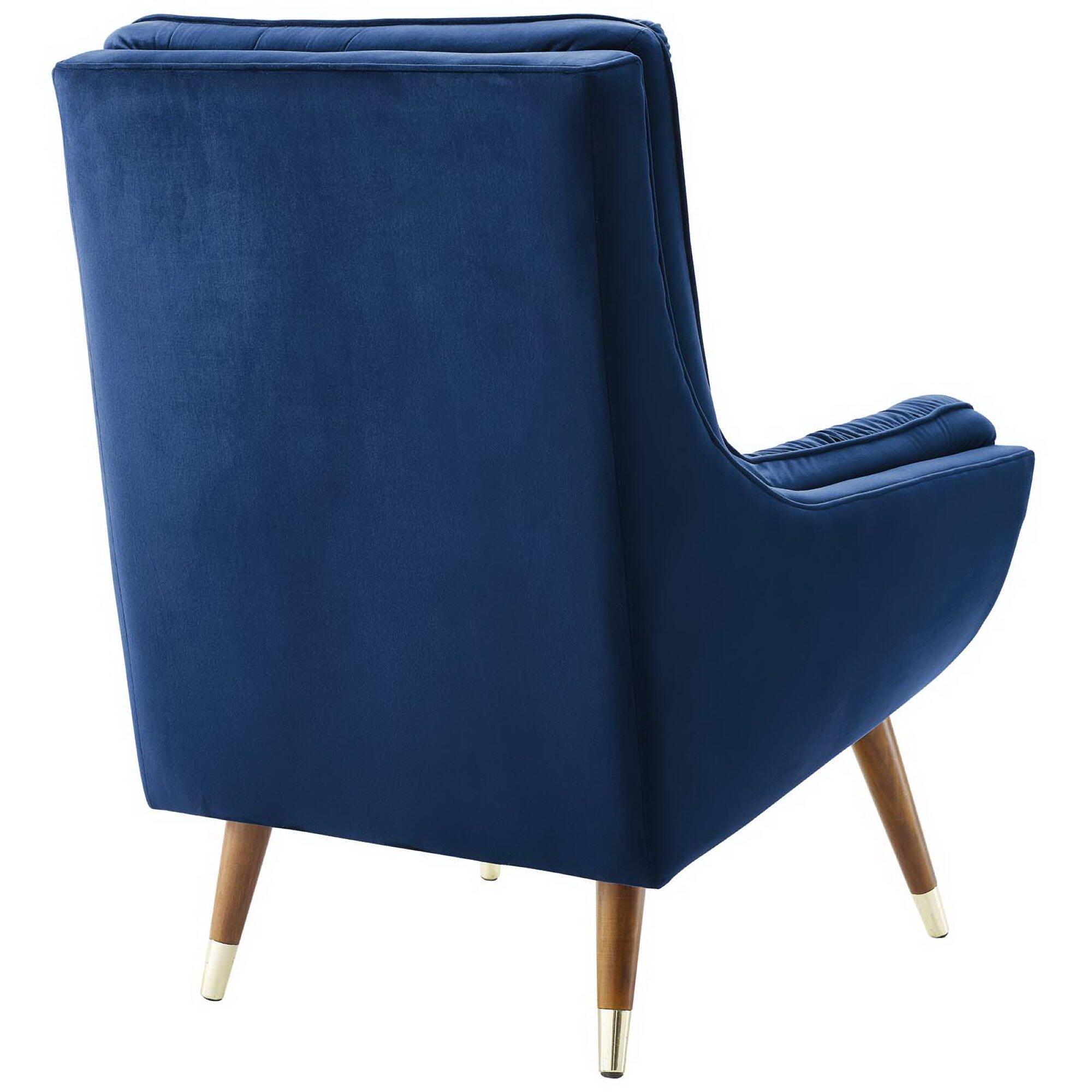 Modway Suggest Accent Chair, Navy, large