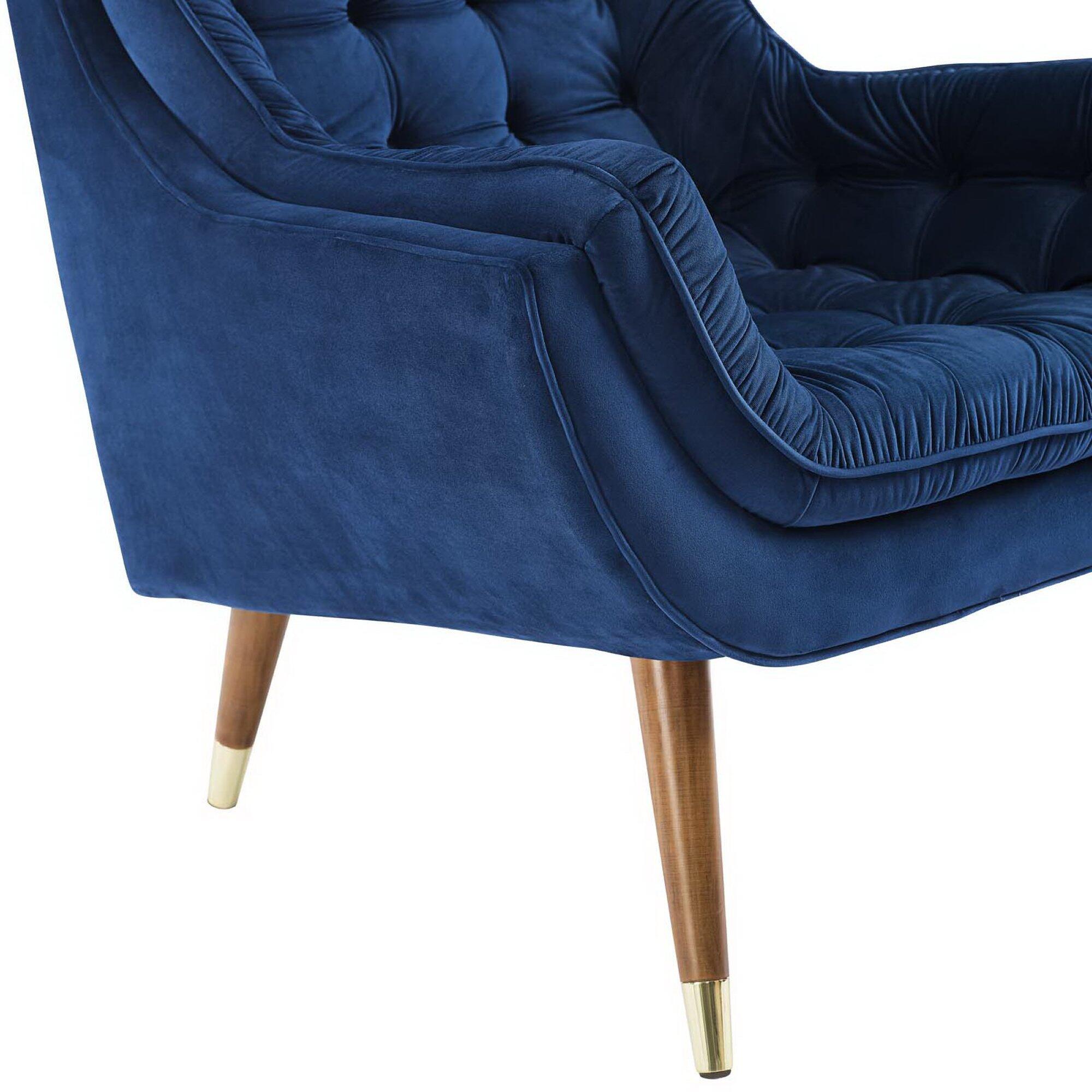 Modway Suggest Accent Chair, Navy, large