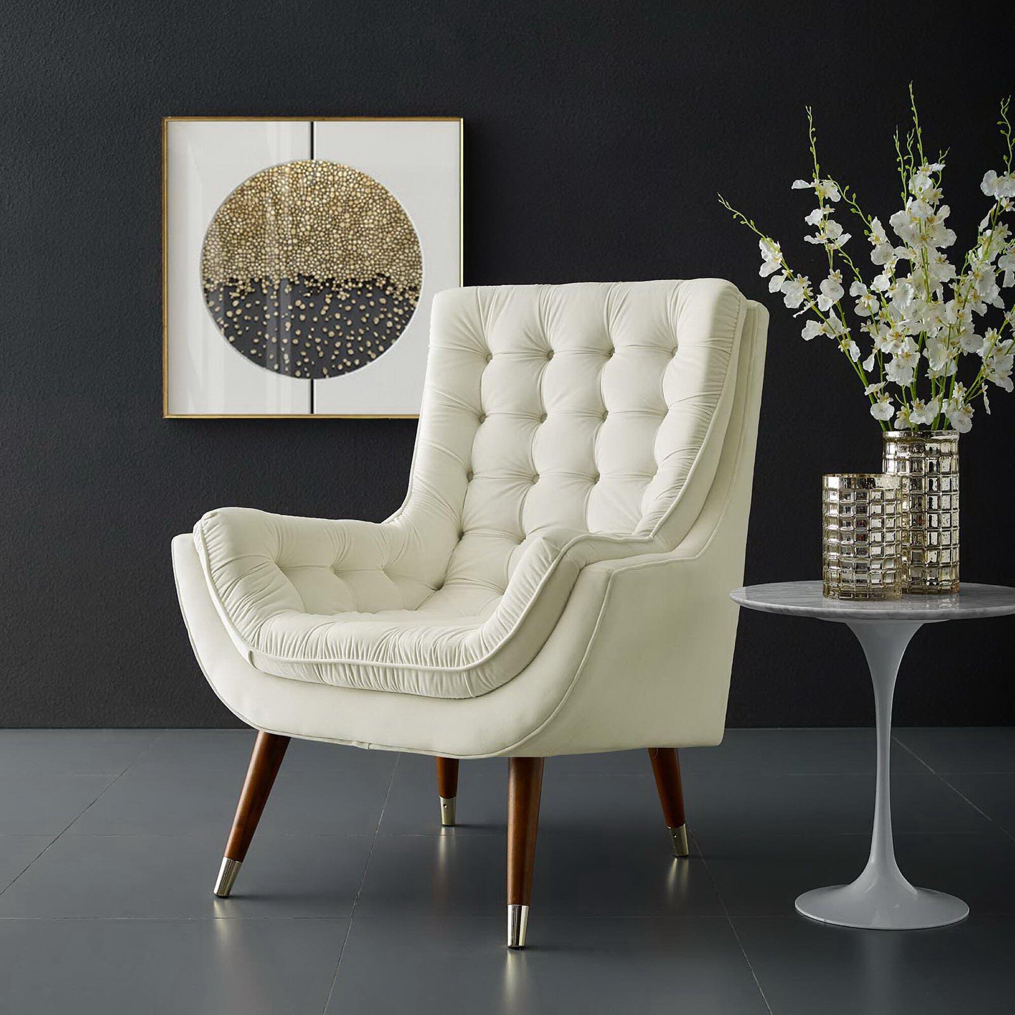 Modway Suggest Accent Chair, Ivory, rollover