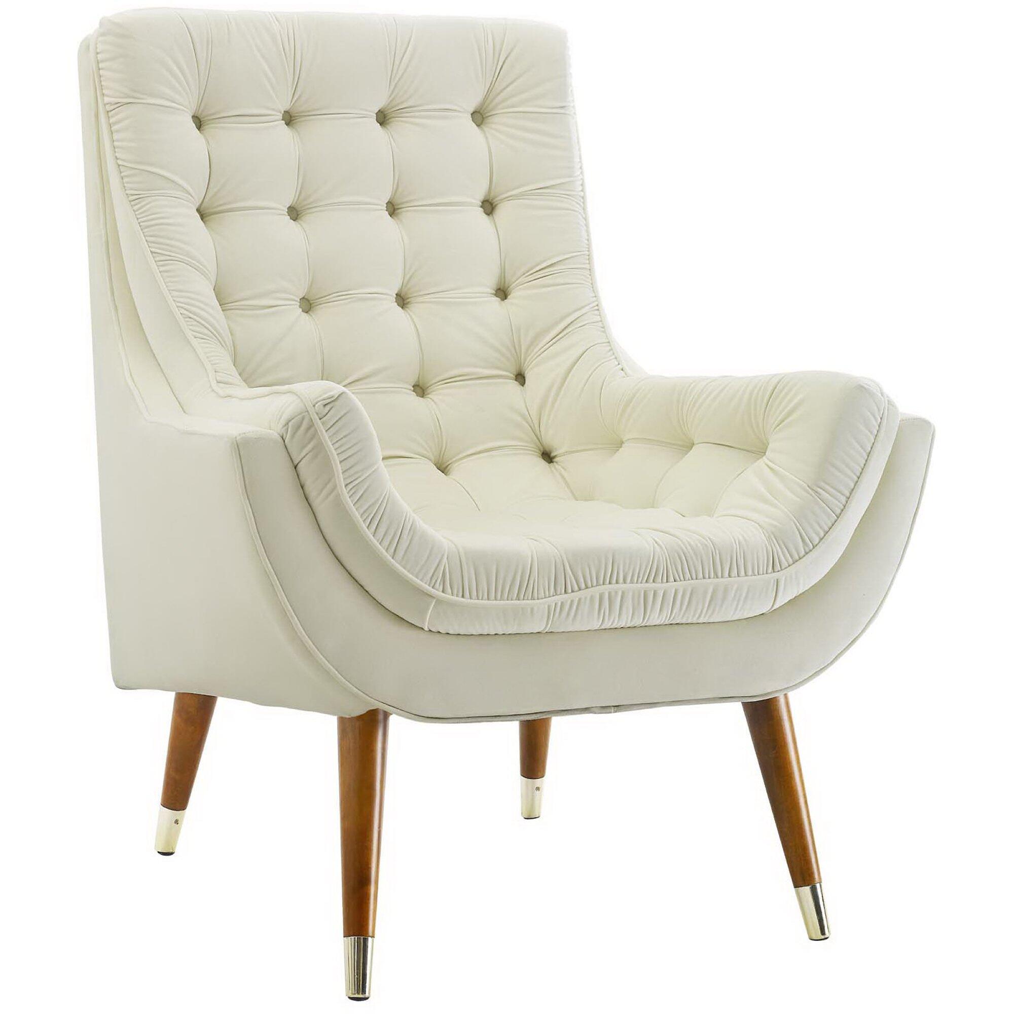 Modway Suggest Accent Chair, Ivory, large
