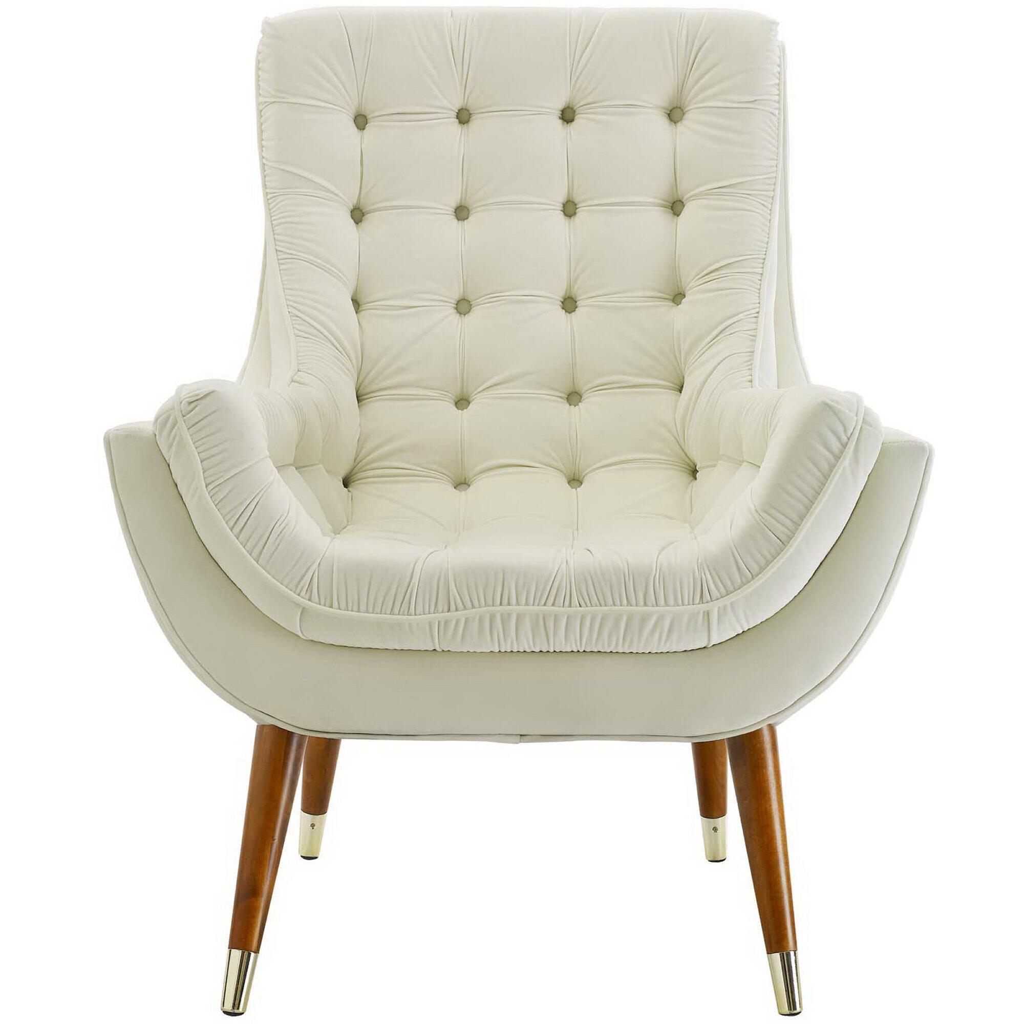 Modway Suggest Accent Chair, Ivory, large