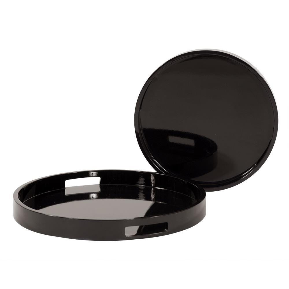 Howard Elliott Round Decorative Tray, , large
