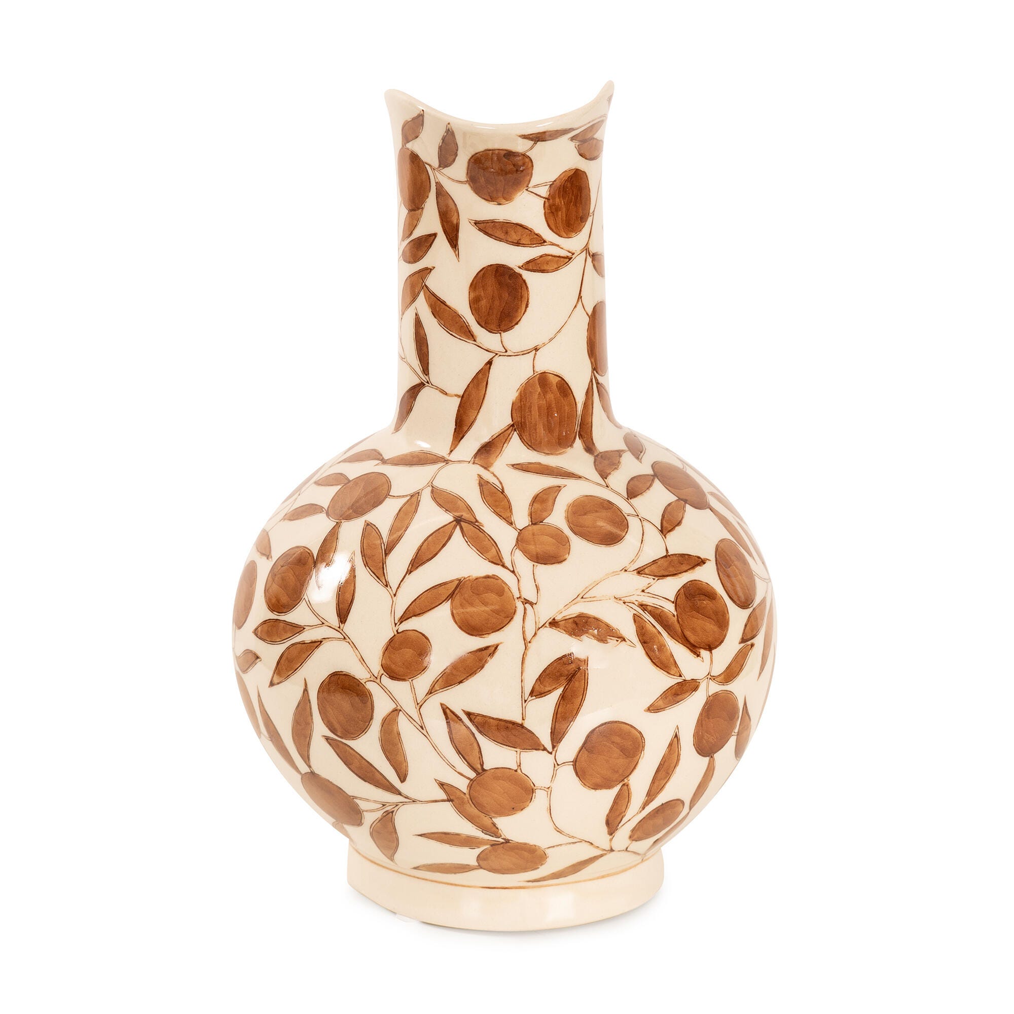 Howard Elliott Olivia Vase, Brown, large