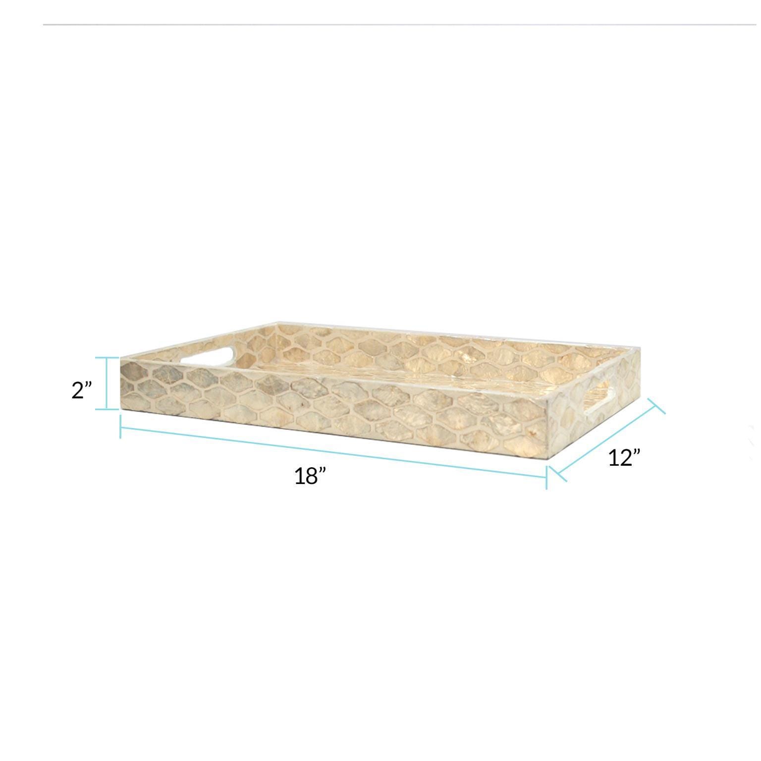 Howard Elliott Geometric Decorative Tray, , large