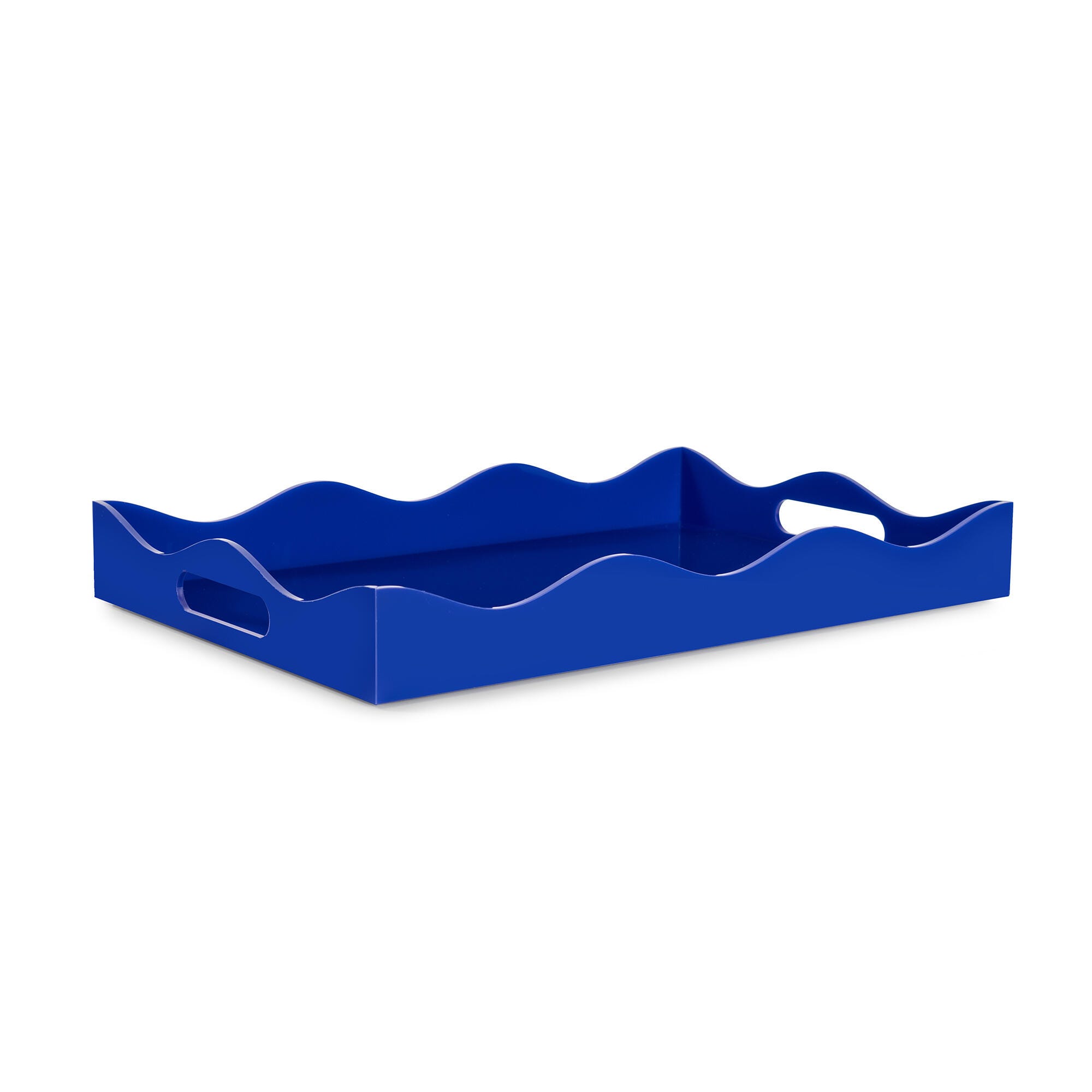 Howard Elliott Decorative Tray, Blue, large