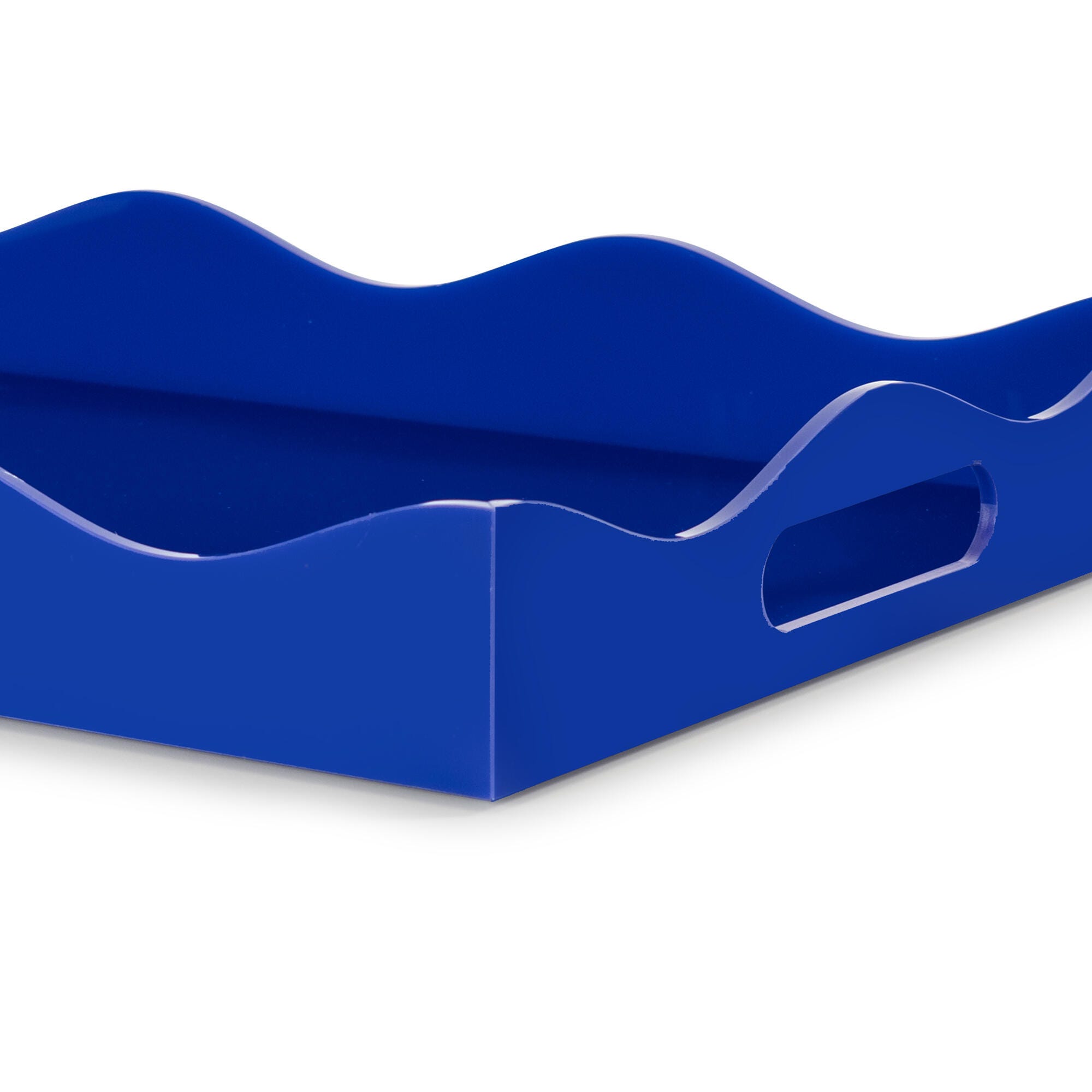 Howard Elliott Decorative Tray, Blue, large