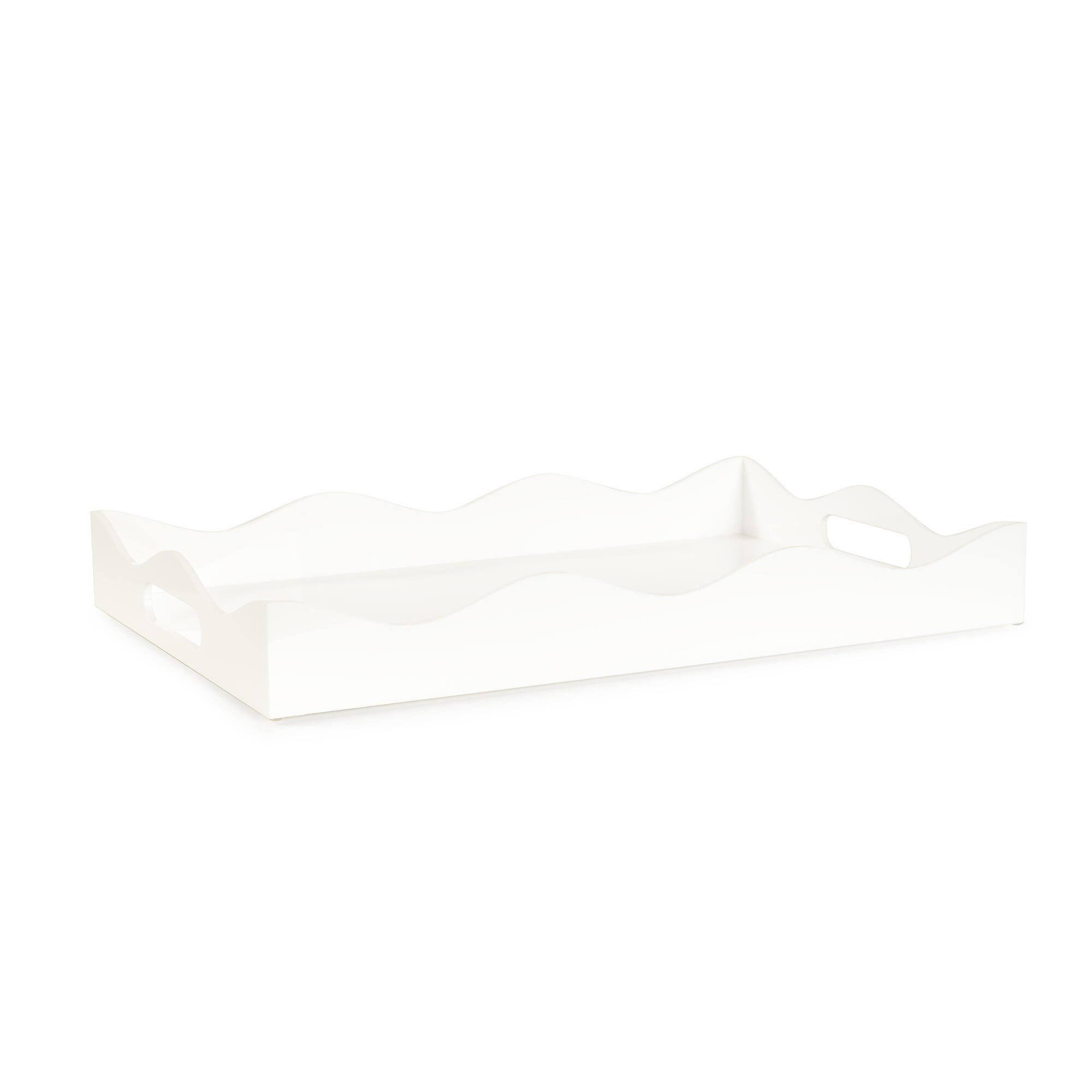 Howard Elliott Decorative Tray, White, large