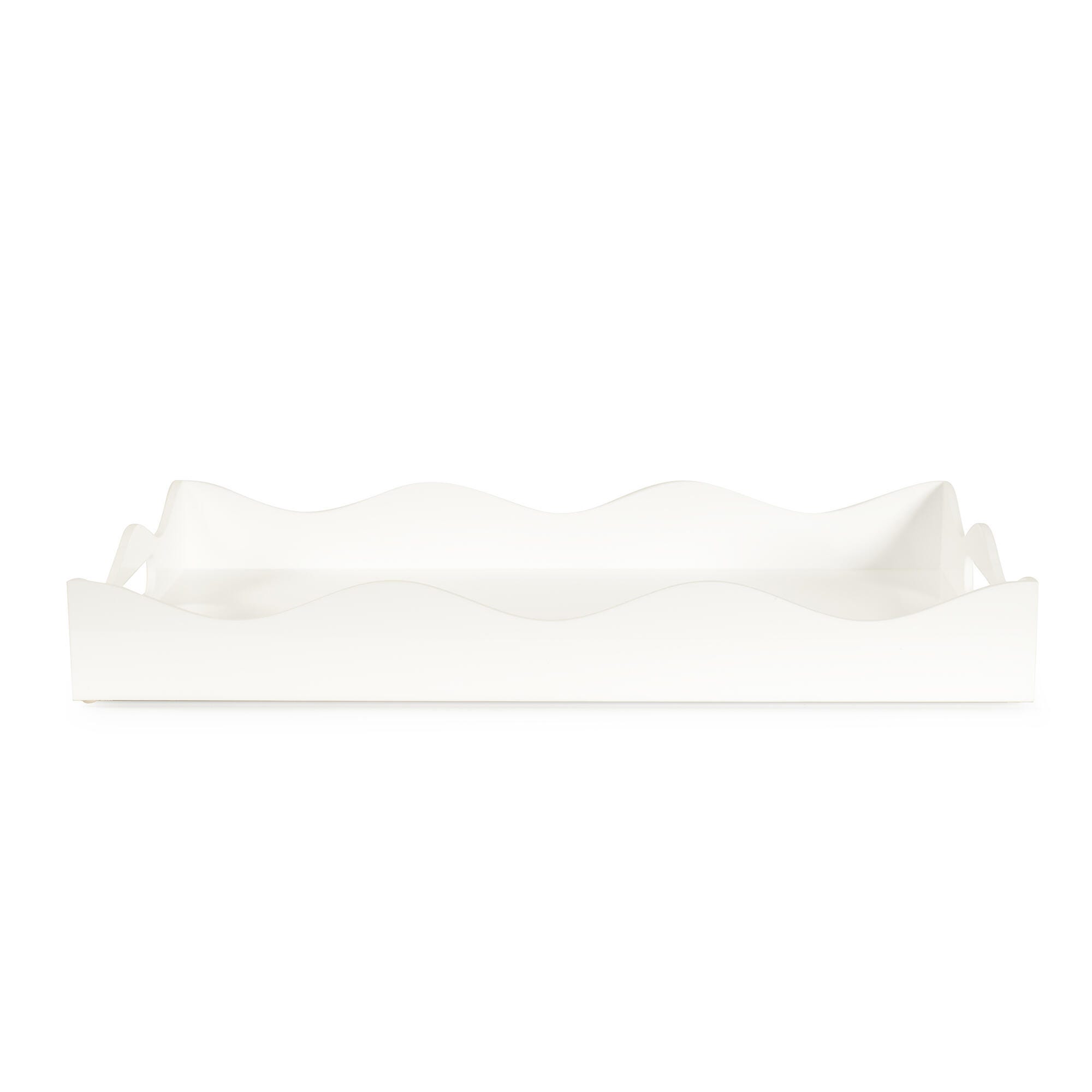 Howard Elliott Decorative Tray, White, large