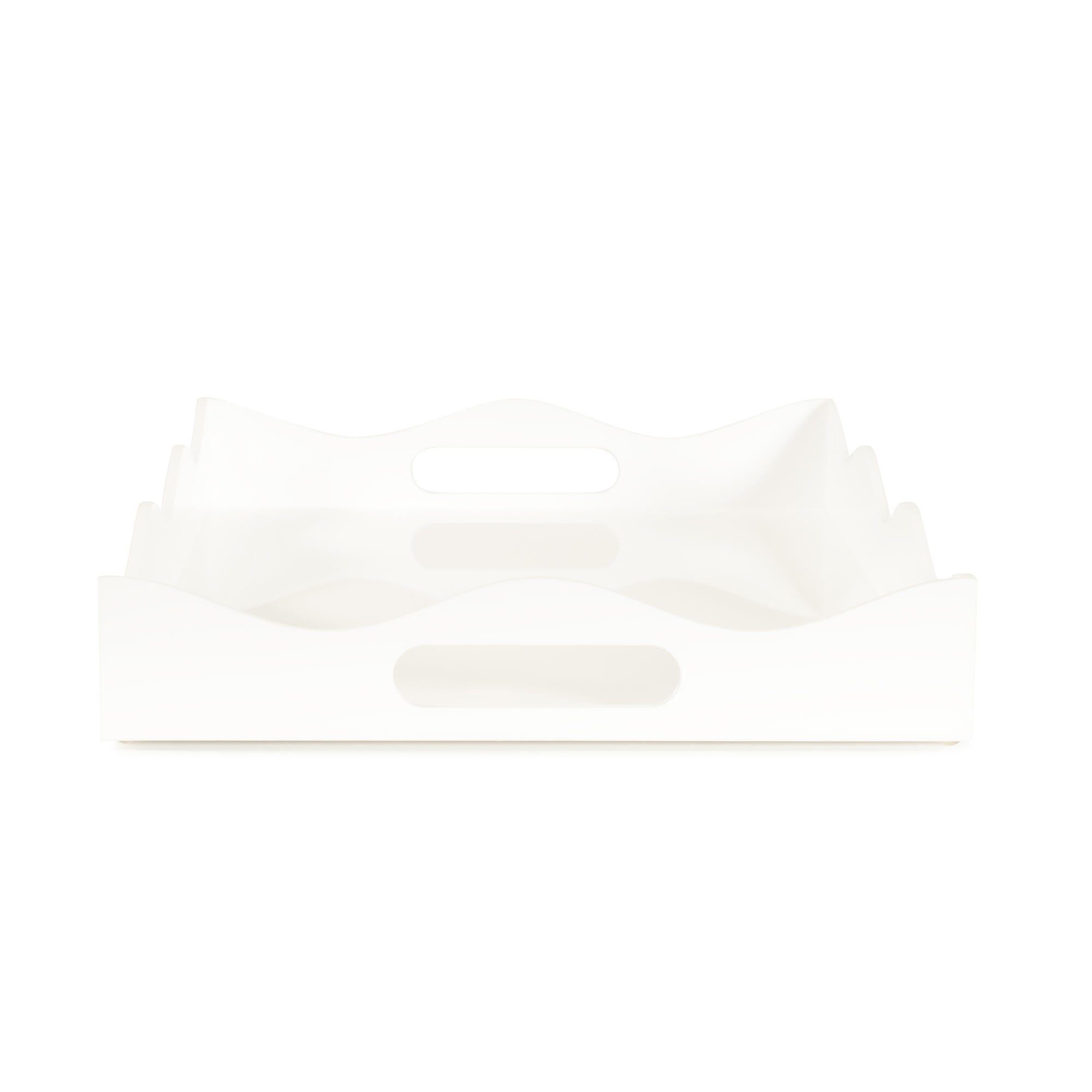 Howard Elliott Decorative Tray, White, large