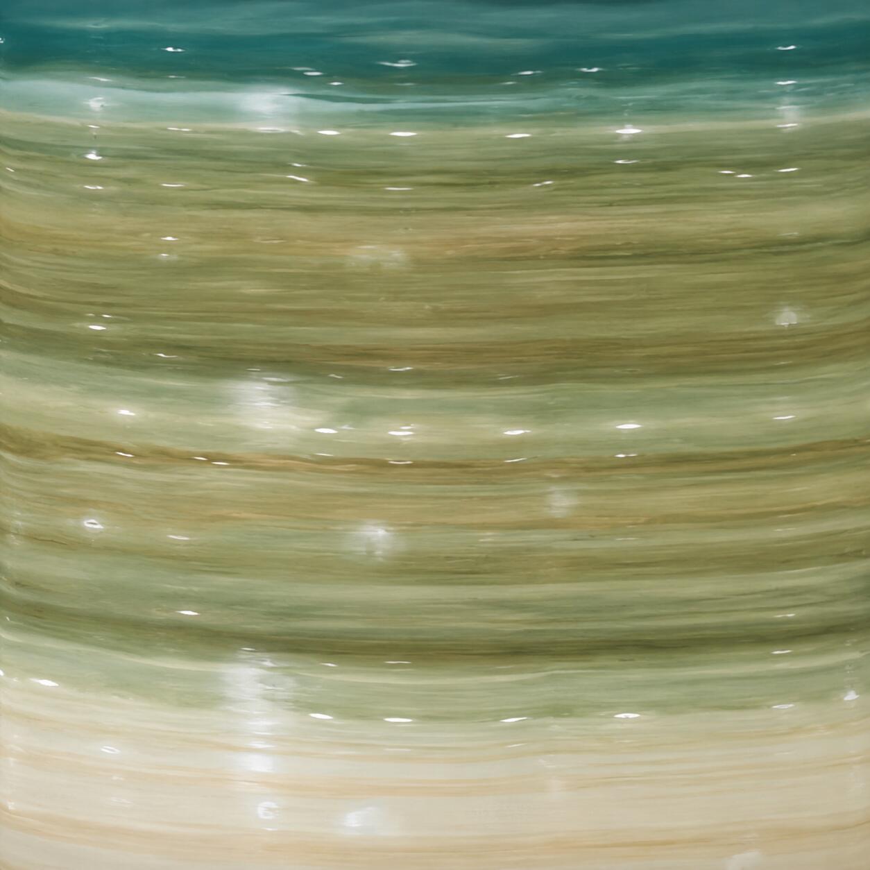 Howard Elliott The Capri Stripe Abstract Candle Holder, , large