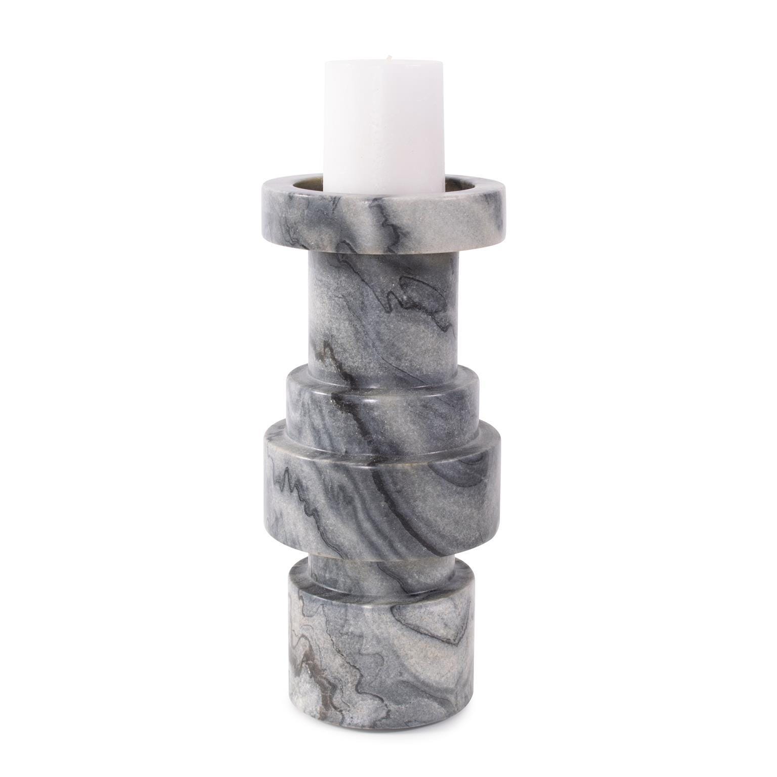 Howard Elliott The Modern Clarinda Swirl Candle Holder, , large