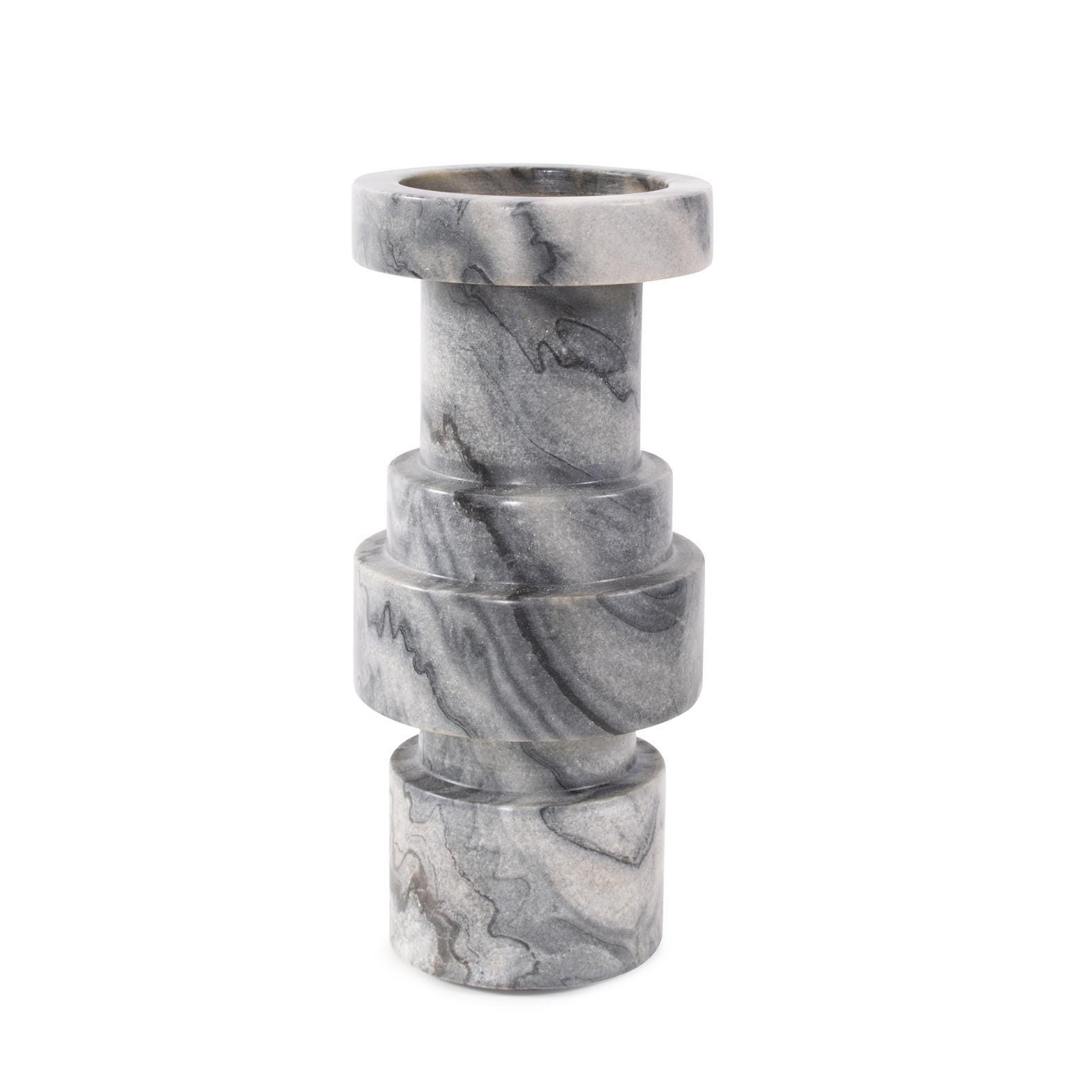 Howard Elliott The Modern Clarinda Swirl Candle Holder, , large