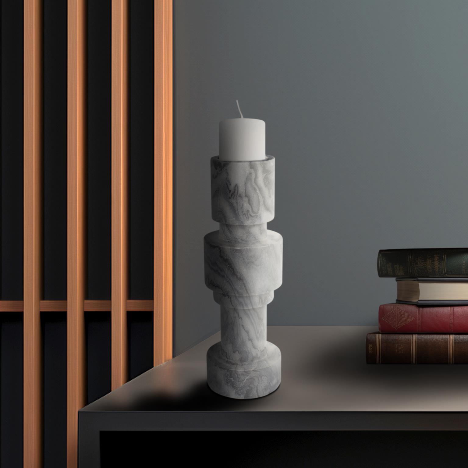 Howard Elliott The Modern Clarinda Candle Holder, , rollover