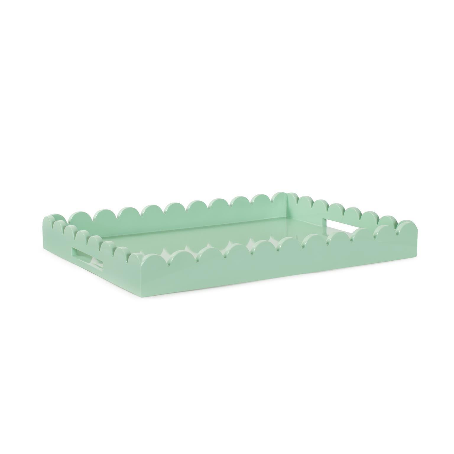 Howard Elliott The Riviera Decorative Tray, Light Green, large