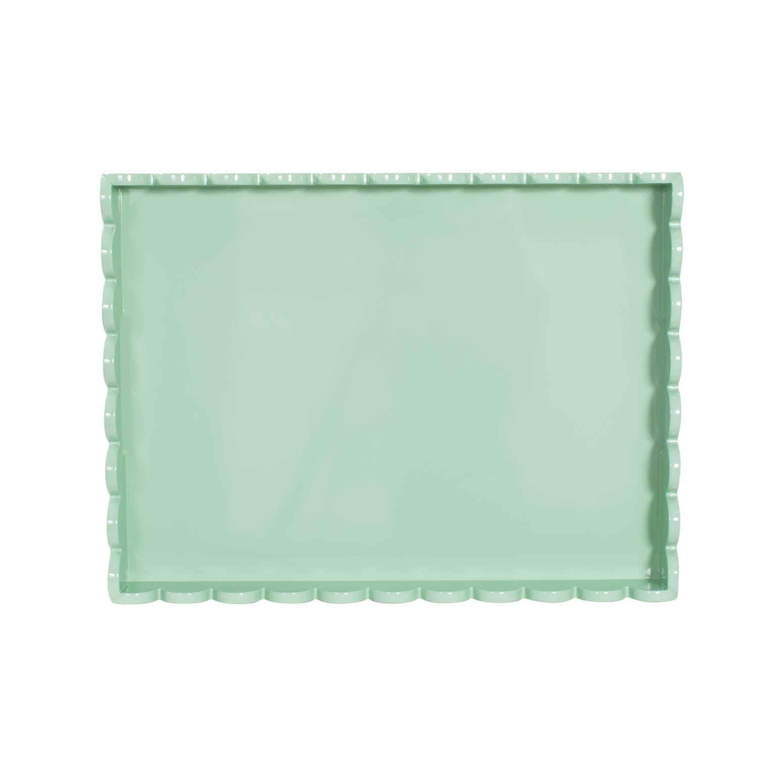 Howard Elliott The Riviera Decorative Tray, Light Green, large