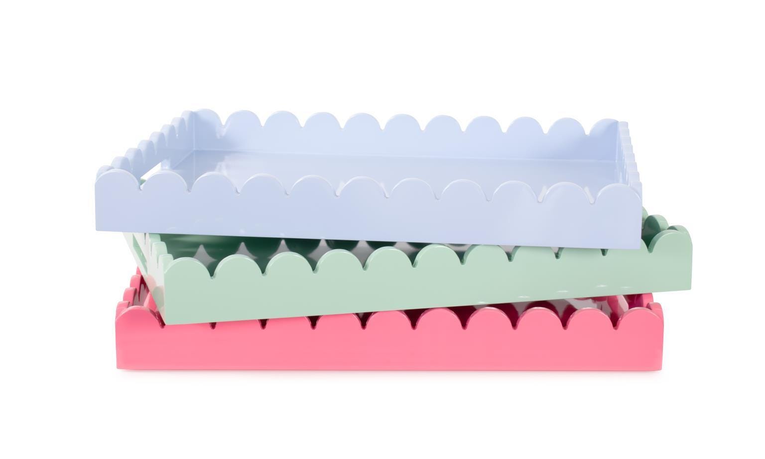 Howard Elliott The Riviera Decorative Tray, Light Green, large