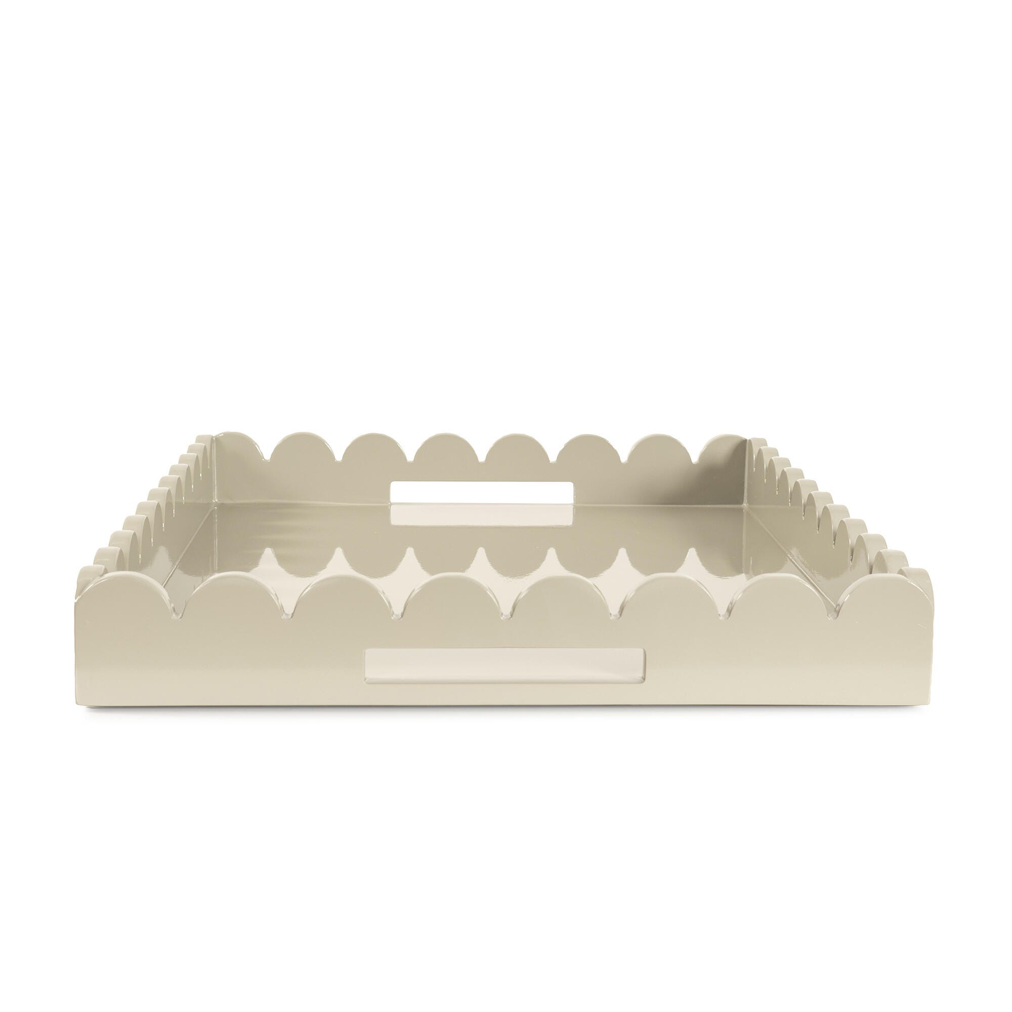 Howard Elliott The Riviera Decorative Tray, Taupe, large