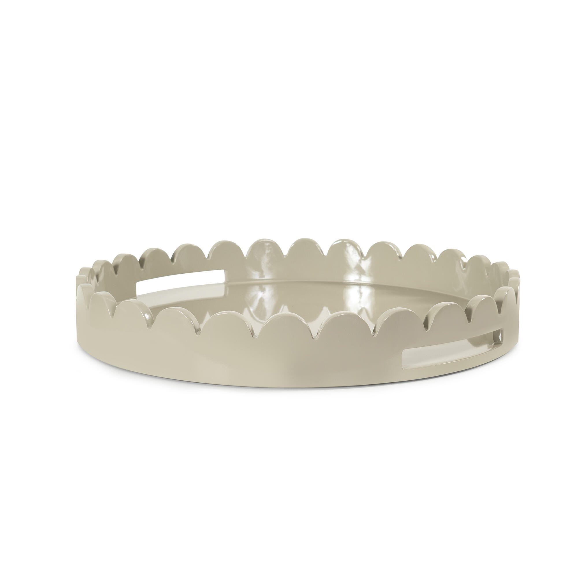 Howard Elliott The Riviera Stylish Decorative Tray, Taupe, large