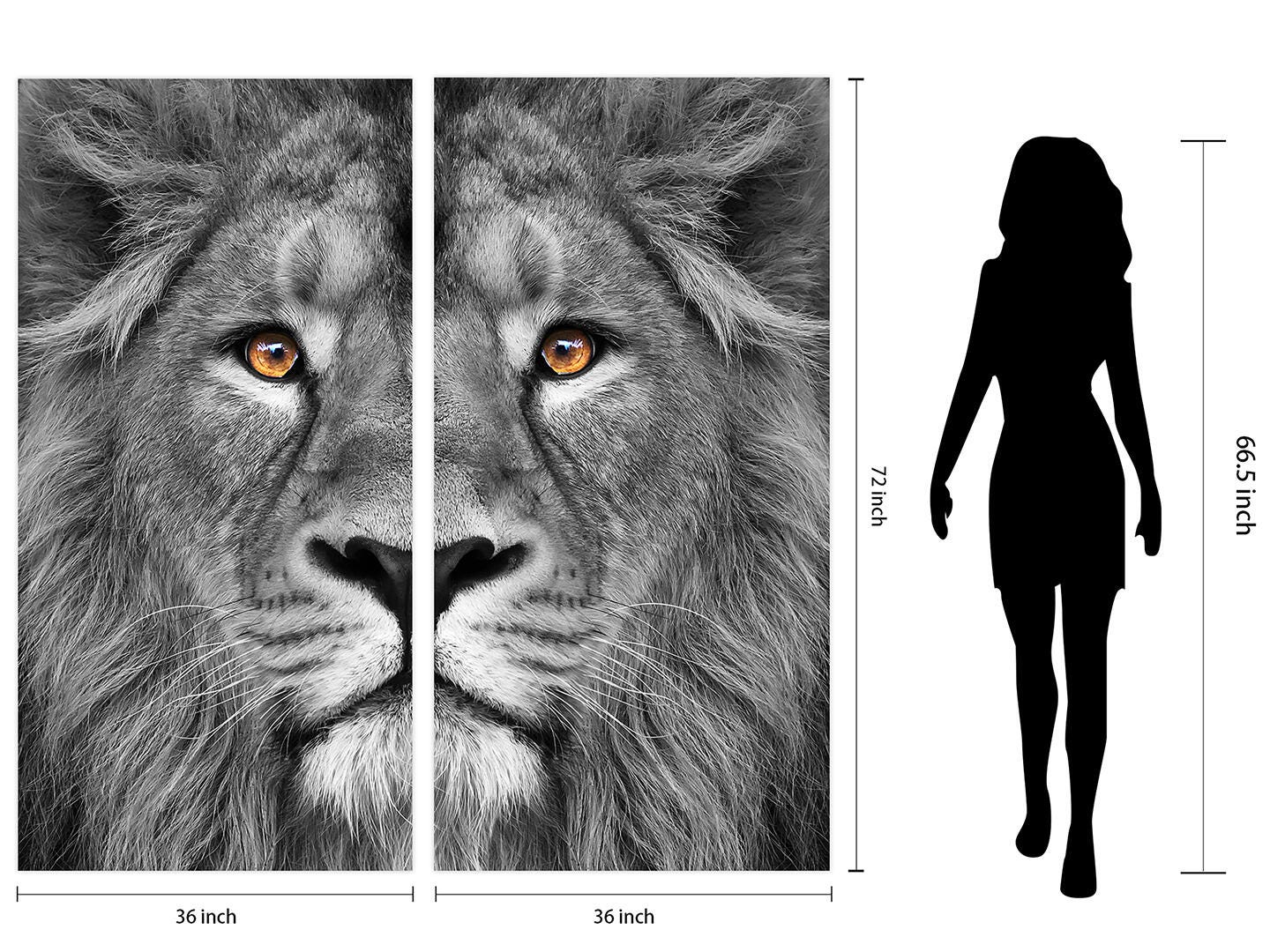 Empire Art Direct Jungle AB Wall Art 72" x 72", , large