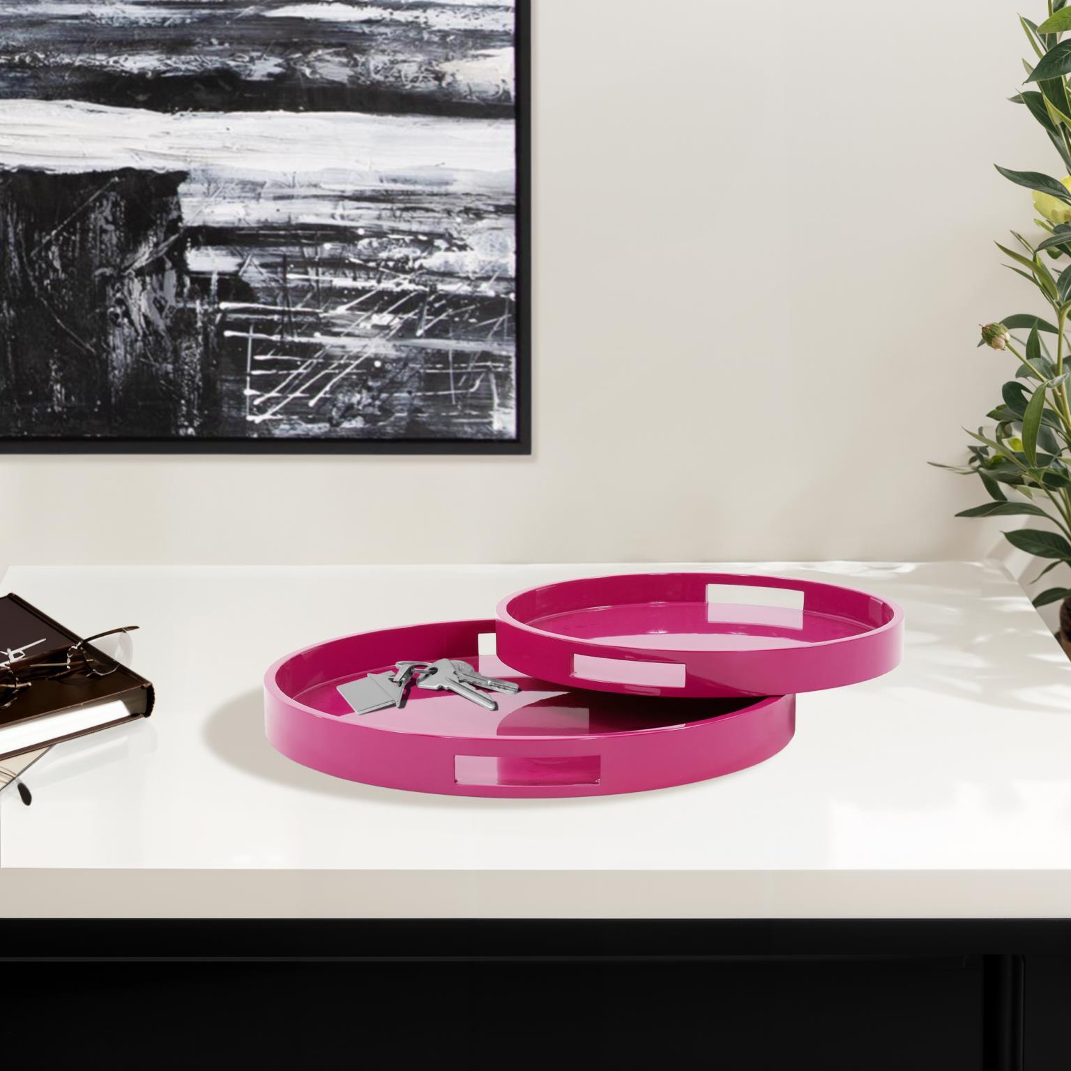 Howard Elliott The Saint Tropez Round Decorative Tray, , rollover