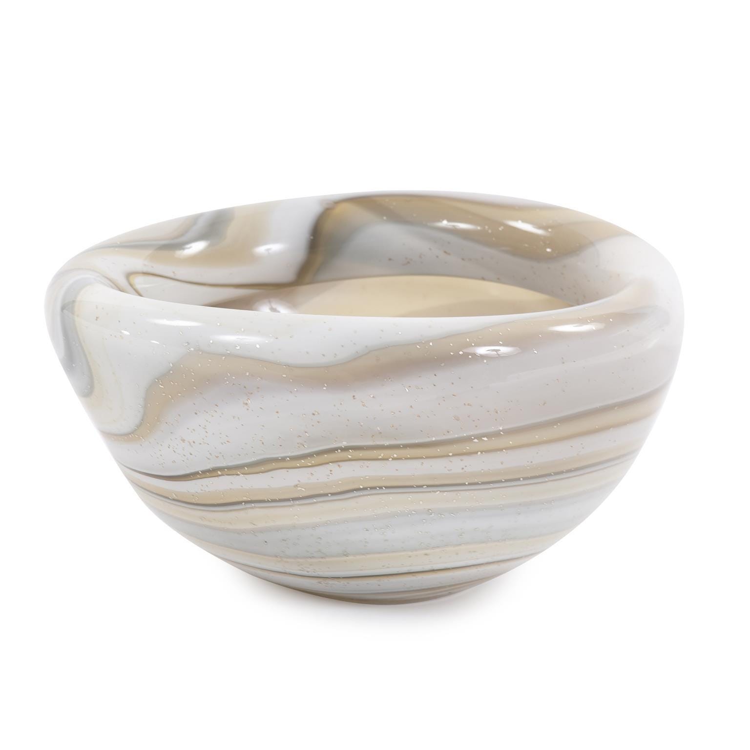 Howard Elliott The Sand Art Glass Collection Decorative Bowl, , large