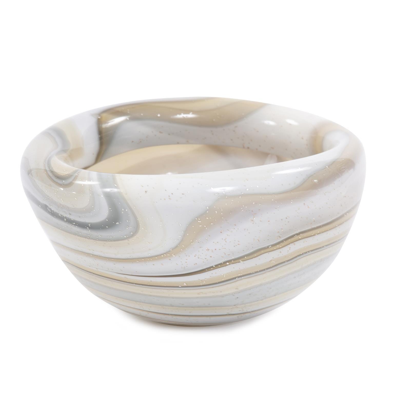 Howard Elliott The Sand Art Glass Collection Decorative Bowl, , large