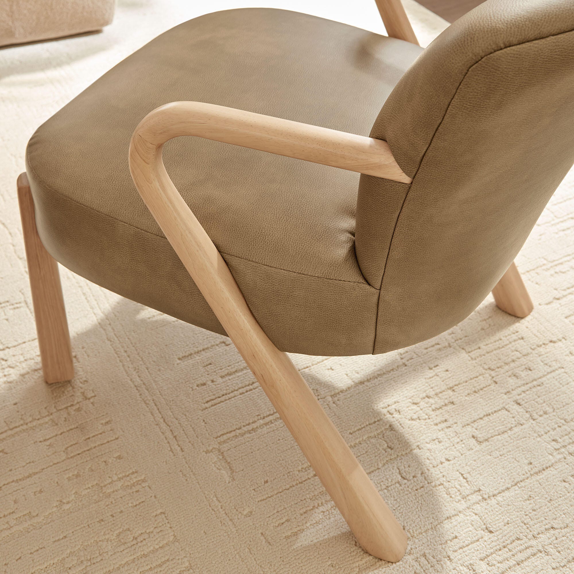 Modway Arden Accent Armchair, Toast, large
