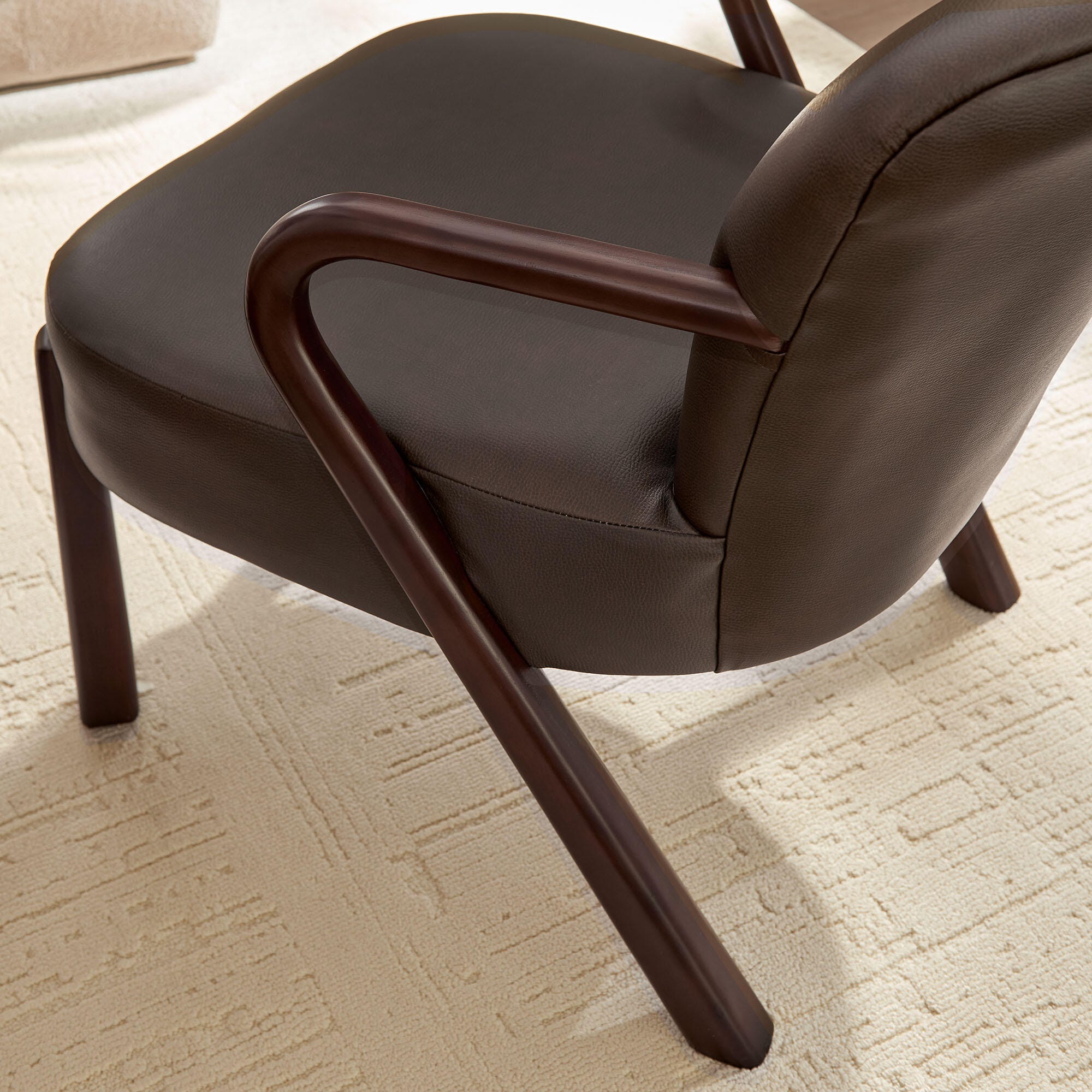 Modway Arden Accent Armchair, Espresso, large