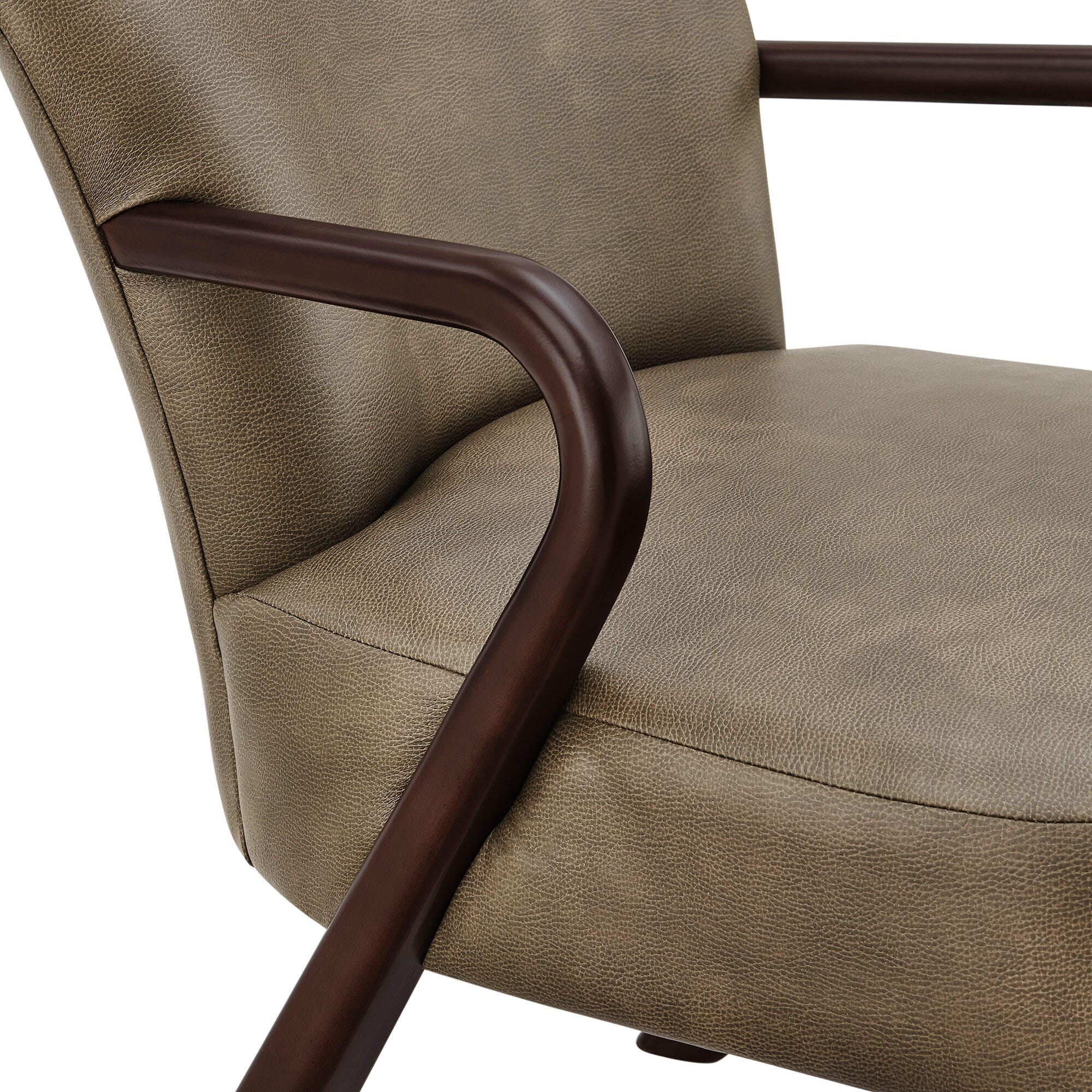 Modway Arden Accent Armchair, Mushroom, large