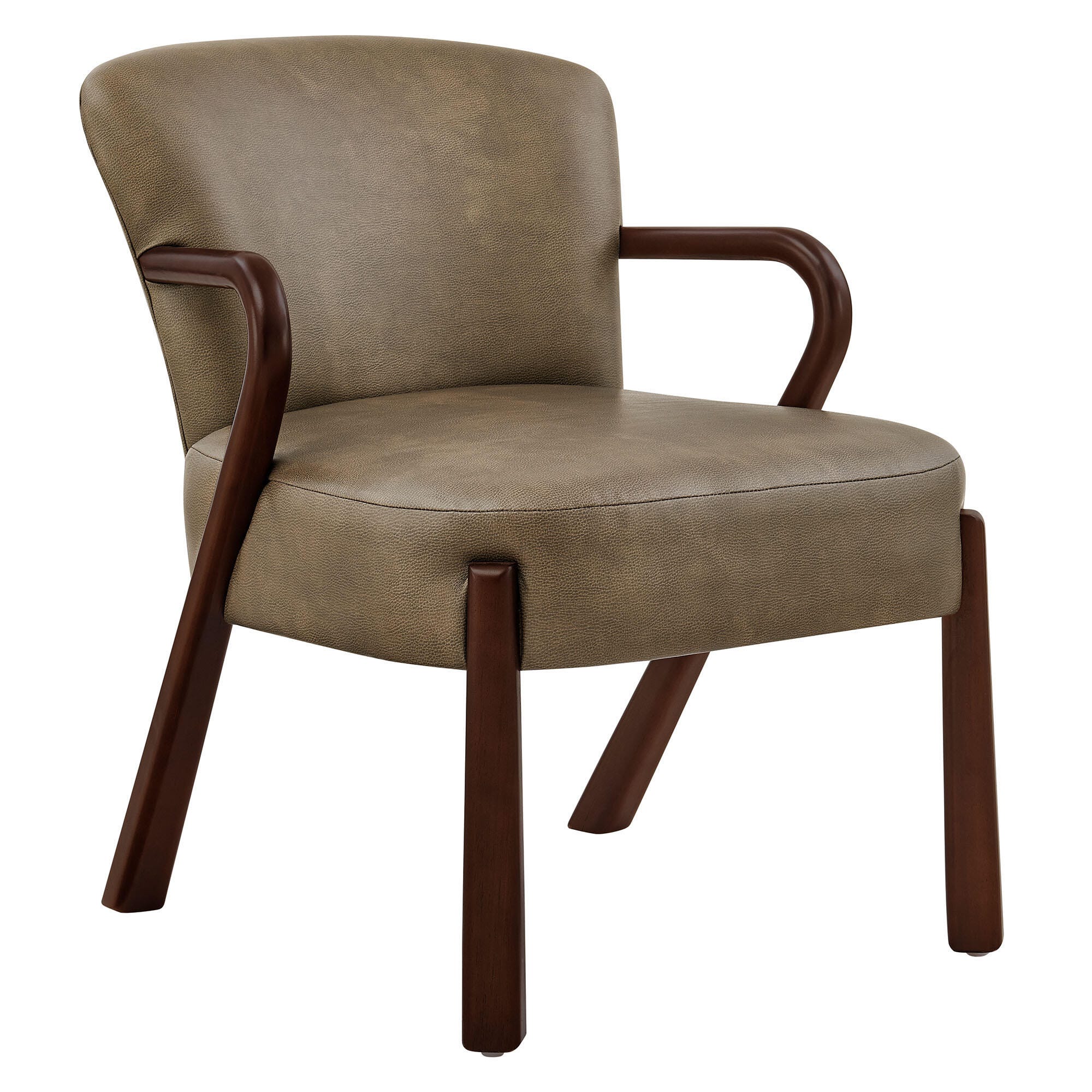 Modway Arden Accent Armchair, Mushroom, large