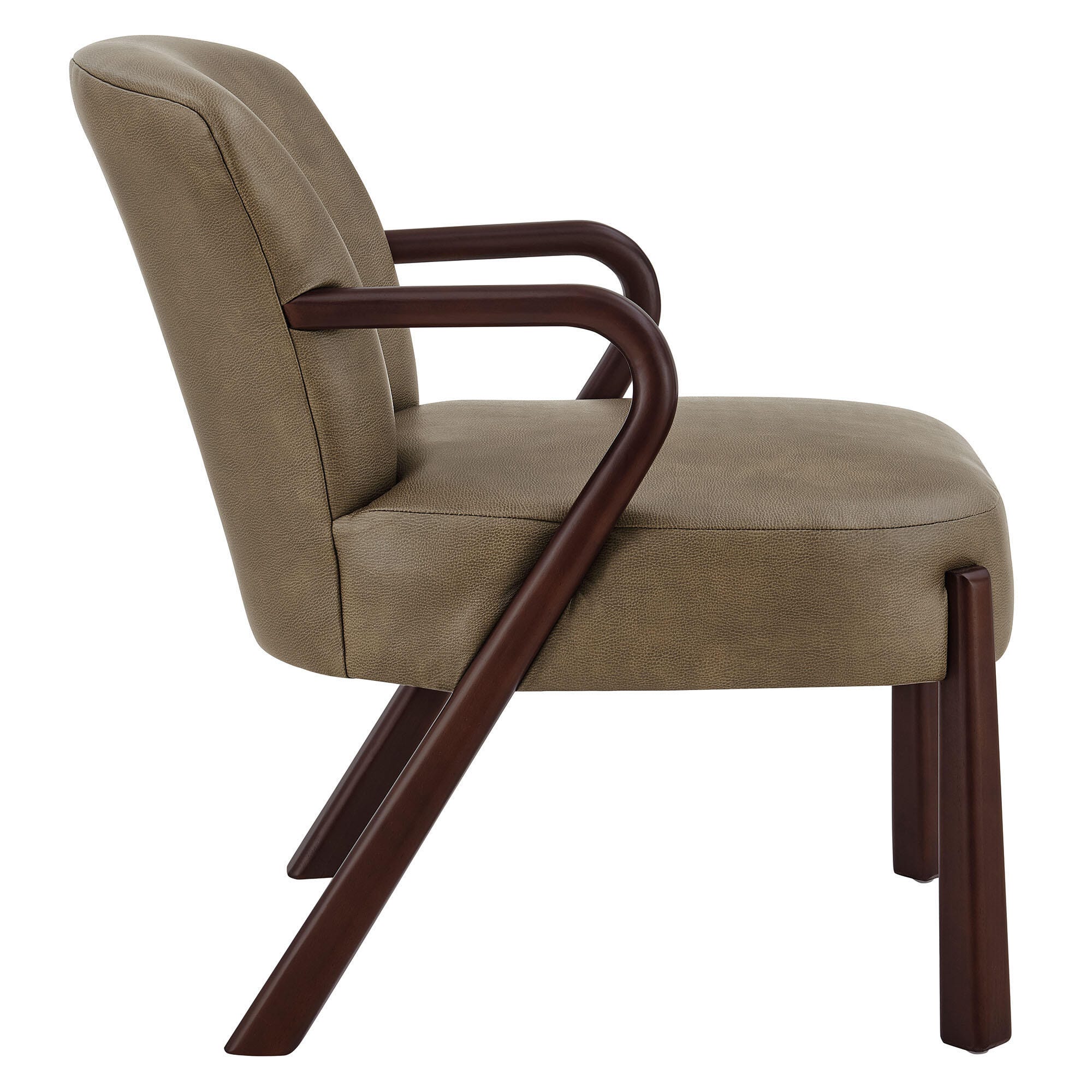 Modway Arden Accent Armchair, Mushroom, large