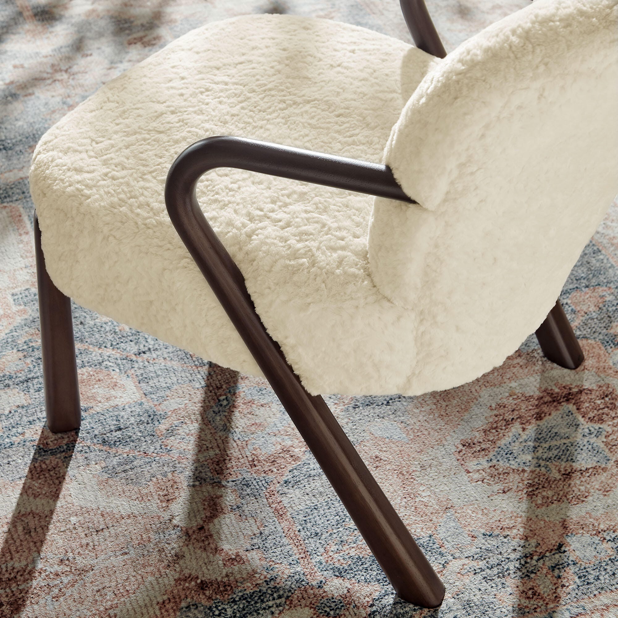 Modway Arden Accent Chair, Ecru, large