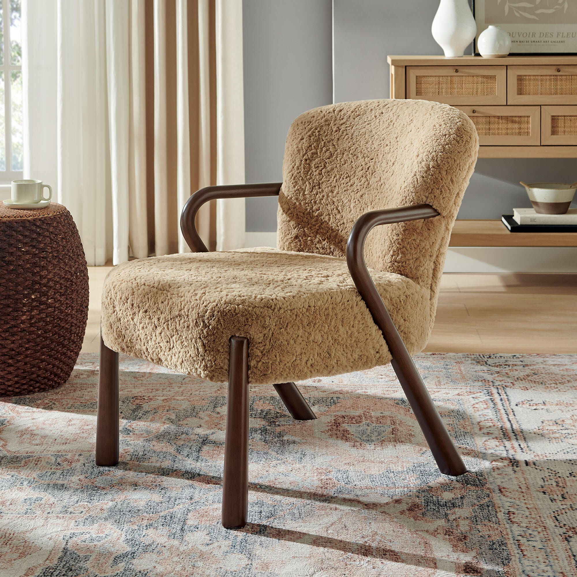 Modway Arden Accent Chair, Sand, rollover