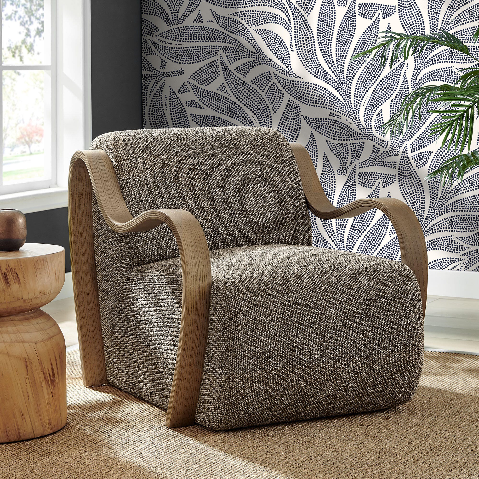 Modway Atrium Accent Armchair, Earth, rollover