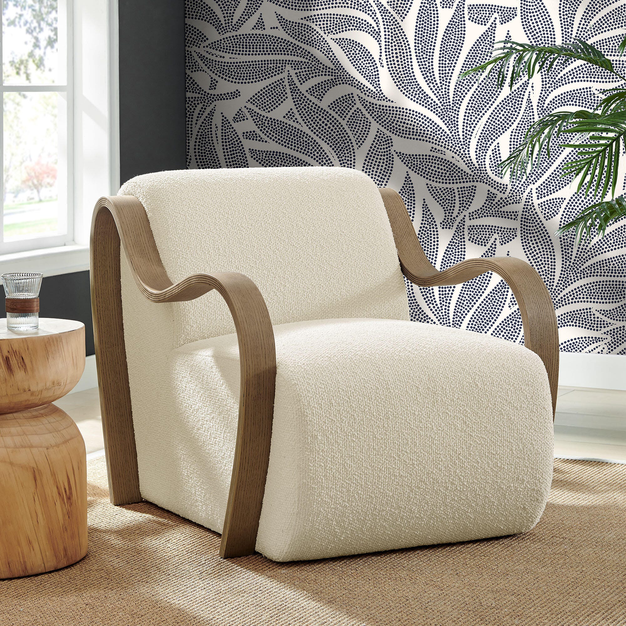 Modway Atrium Accent Armchair, Cream, rollover