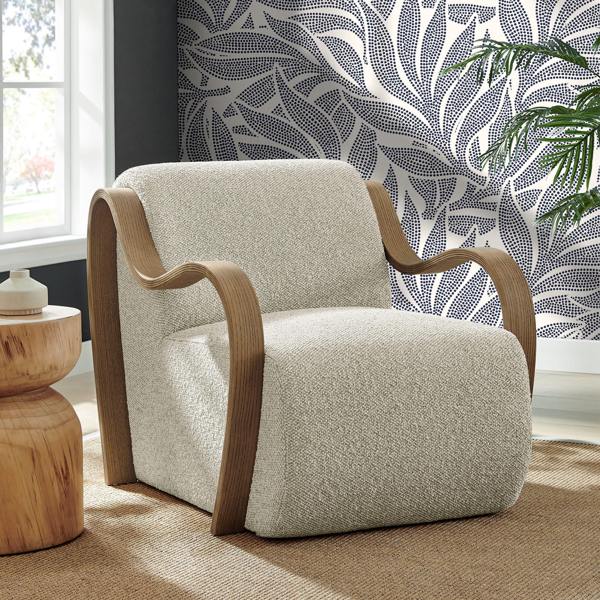 Modway Atrium Accent Armchair, Marble, large