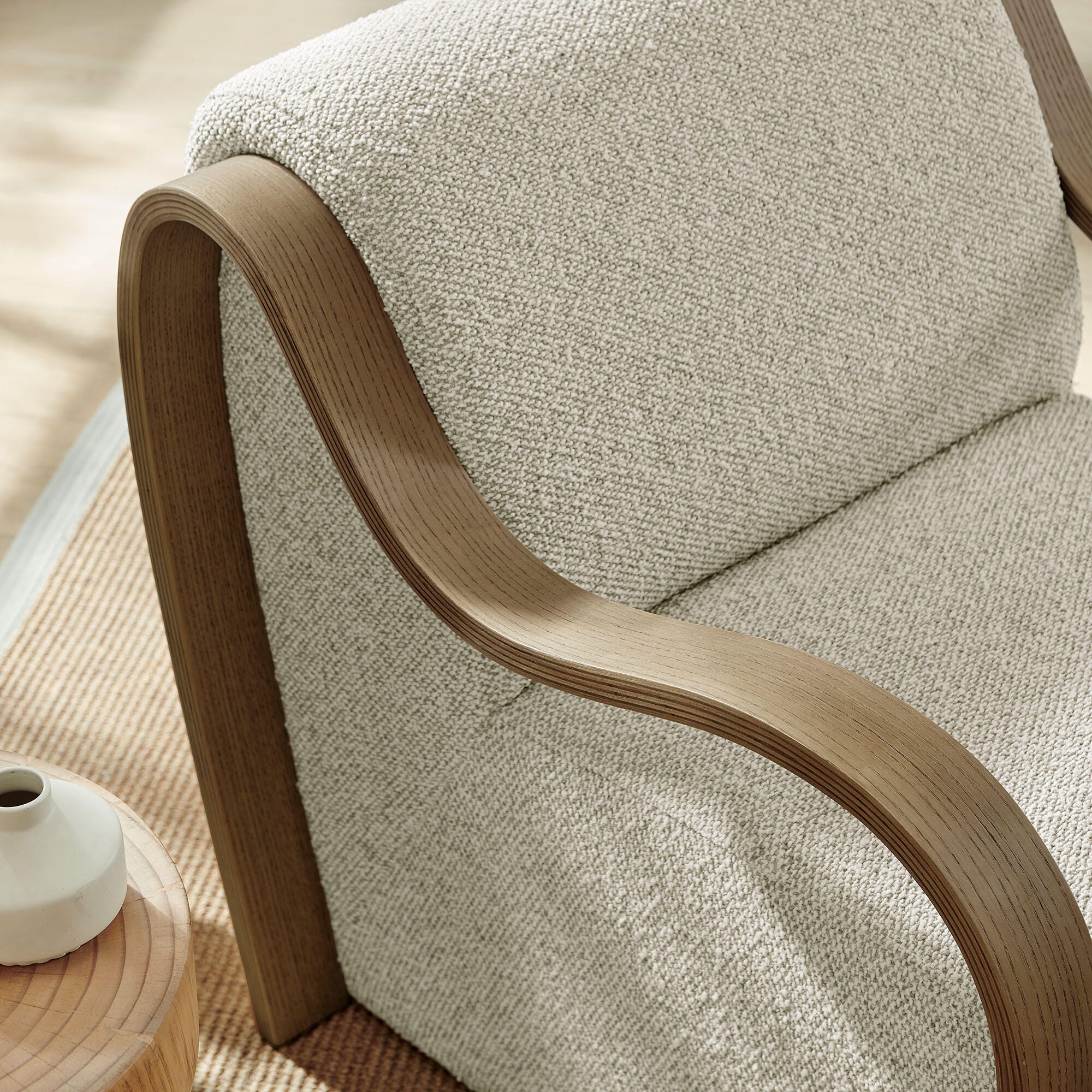 Modway Atrium Accent Armchair, Marble, large