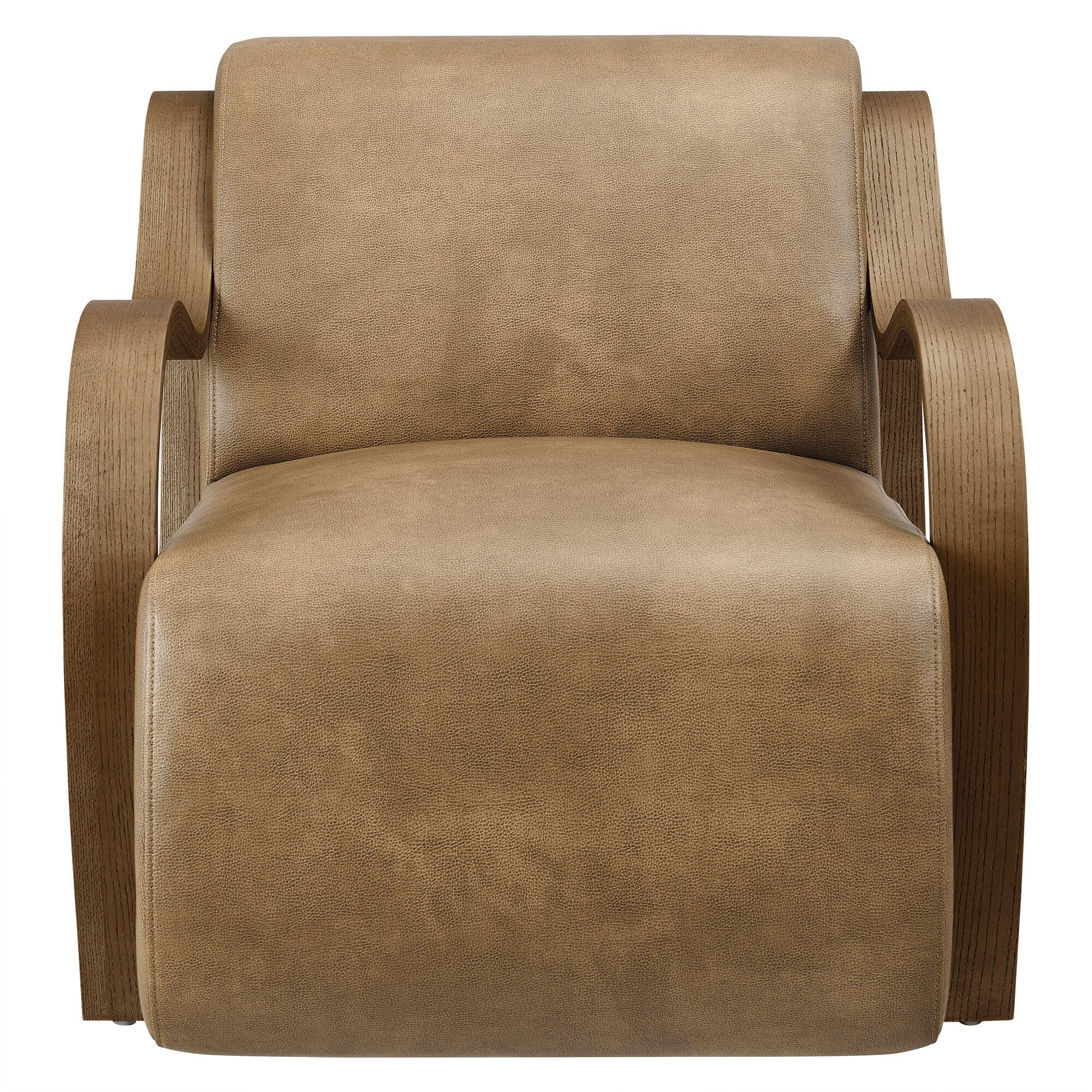 Modway Atrium Accent Chair, Toast, large