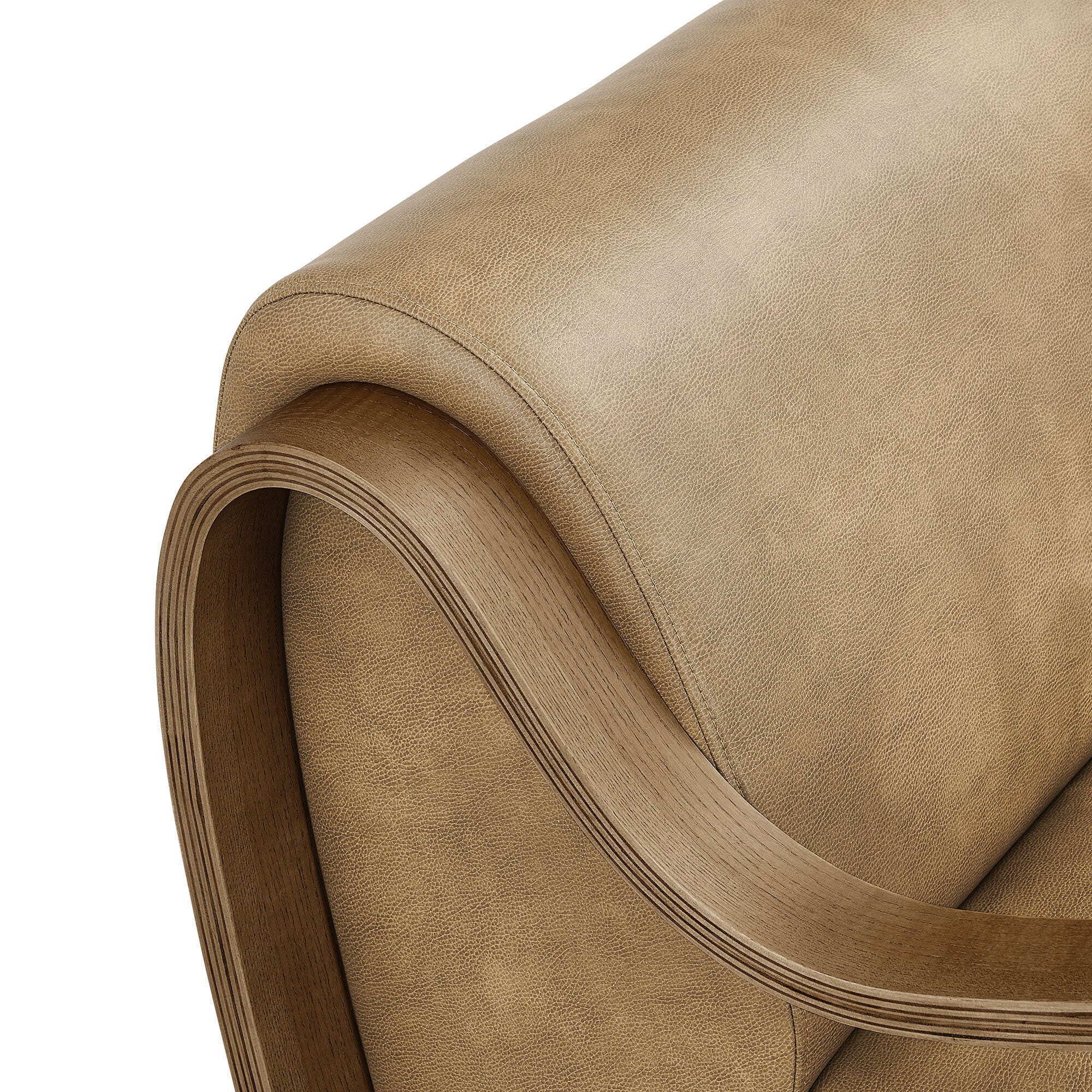 Modway Atrium Accent Chair, Toast, large