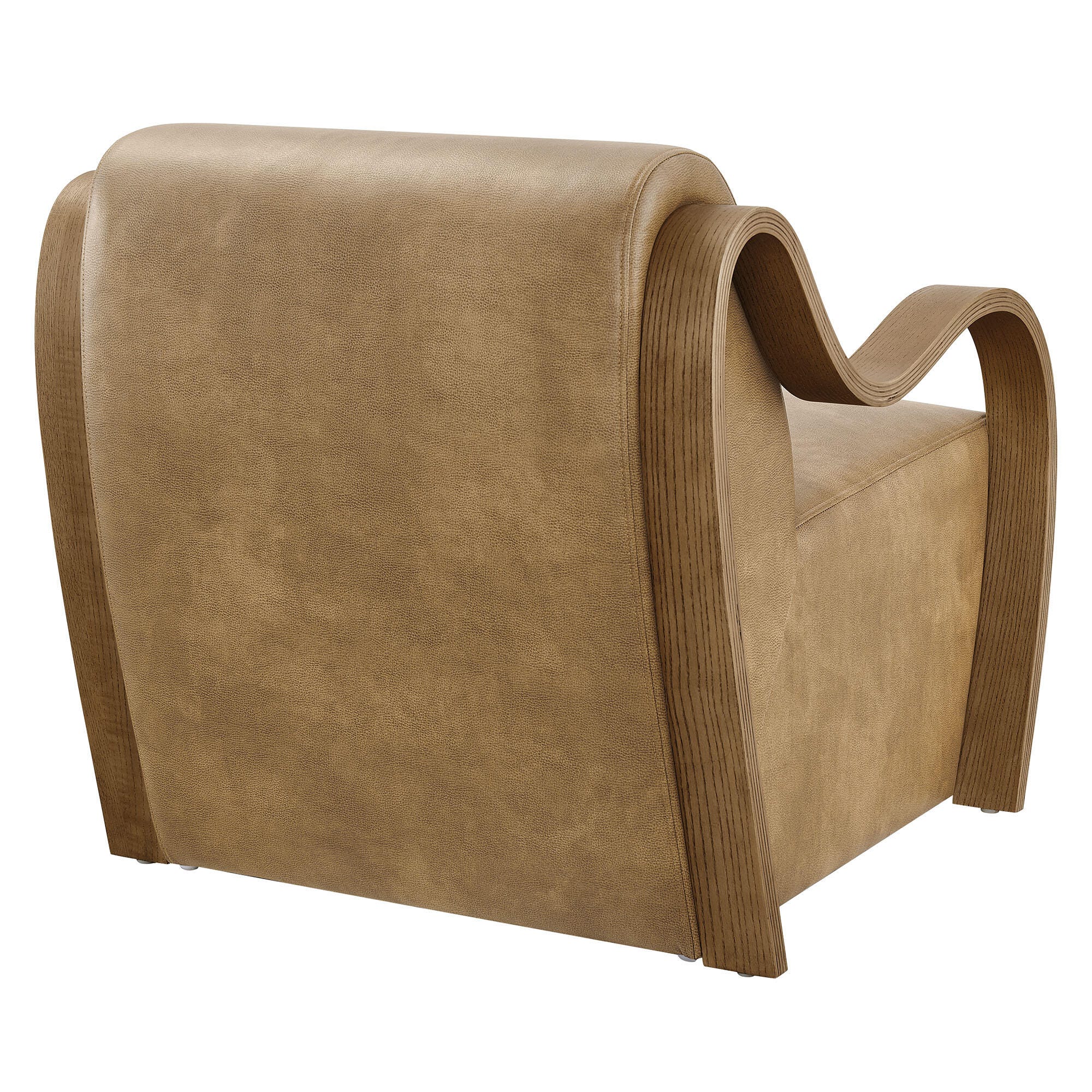 Modway Atrium Accent Chair, Toast, large