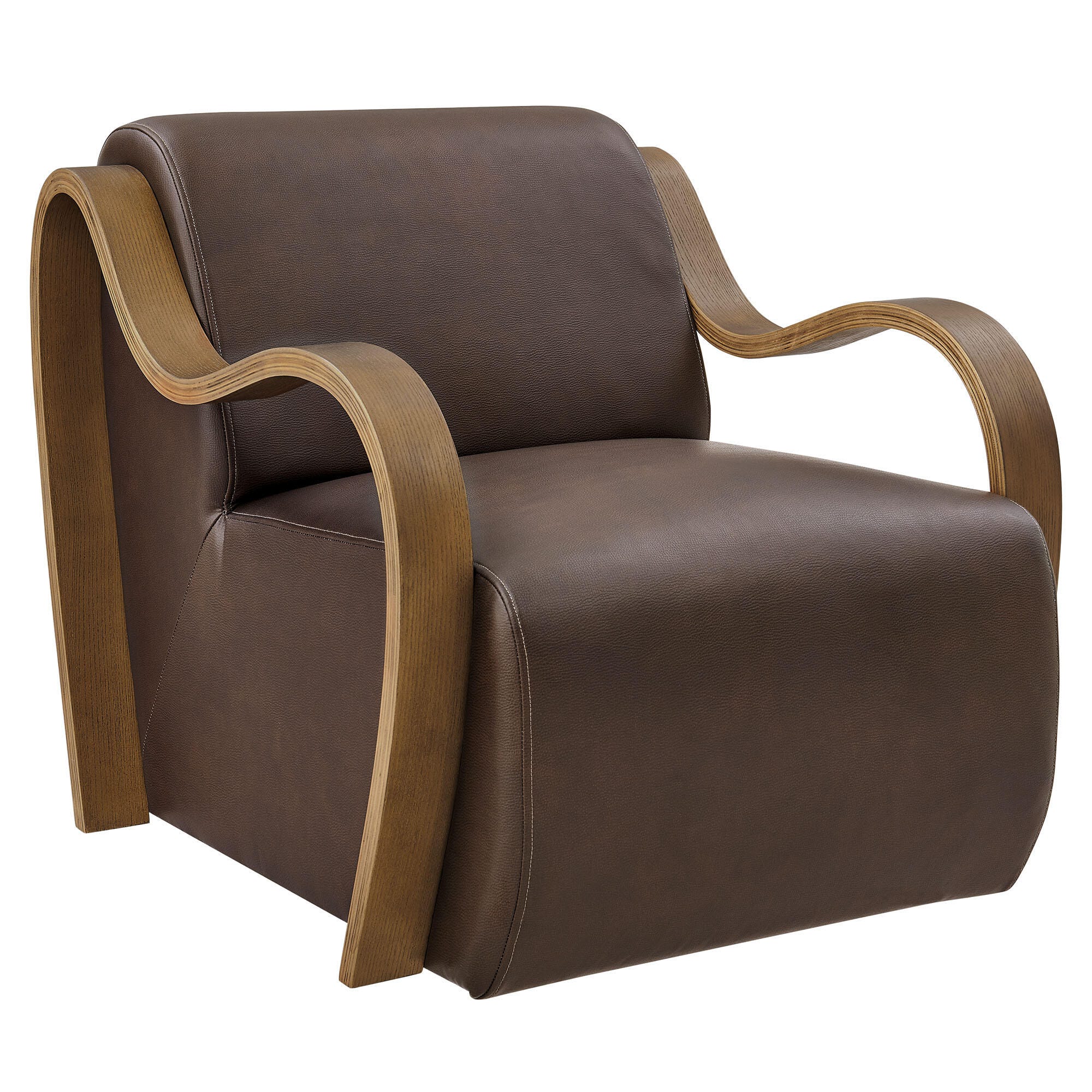 Modway Atrium Accent Chair, Espresso, large