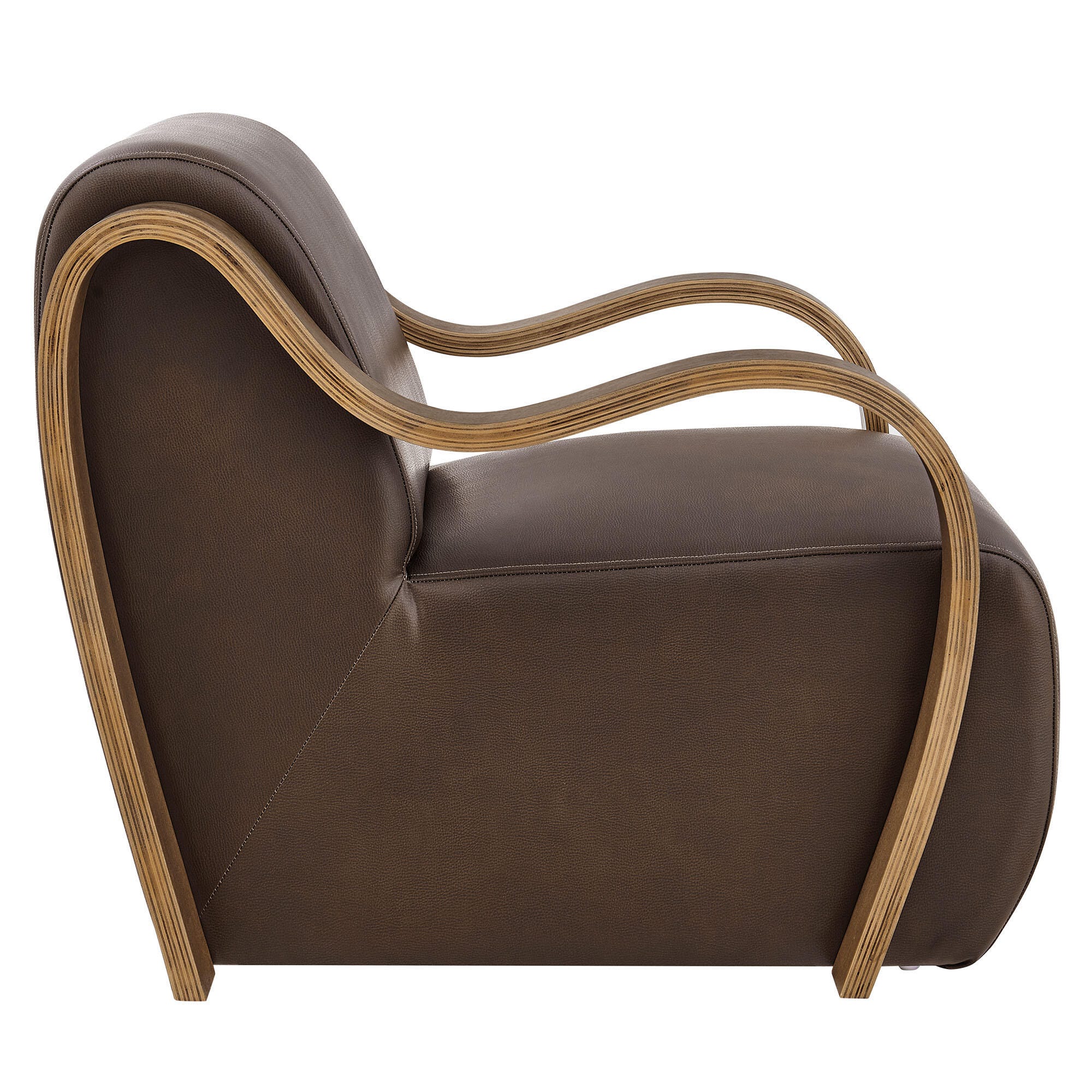 Modway Atrium Accent Chair, Espresso, large
