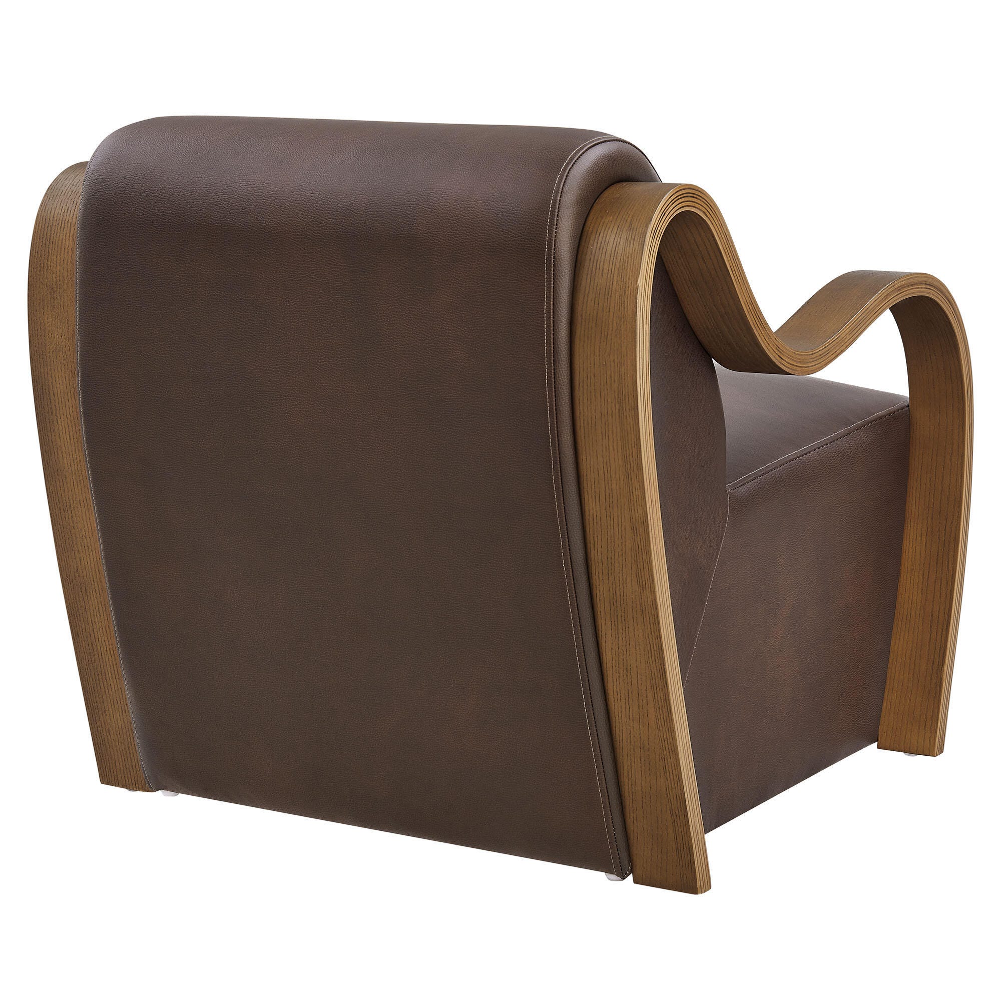 Modway Atrium Accent Chair, Espresso, large
